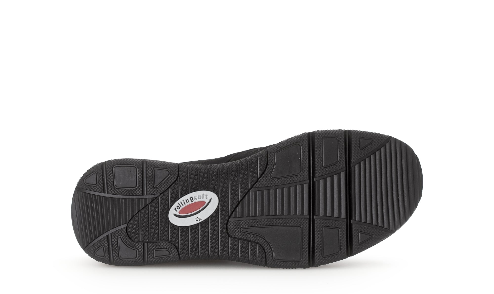 '06.896.47' women's walking running rolling lace-up sneaker - Black