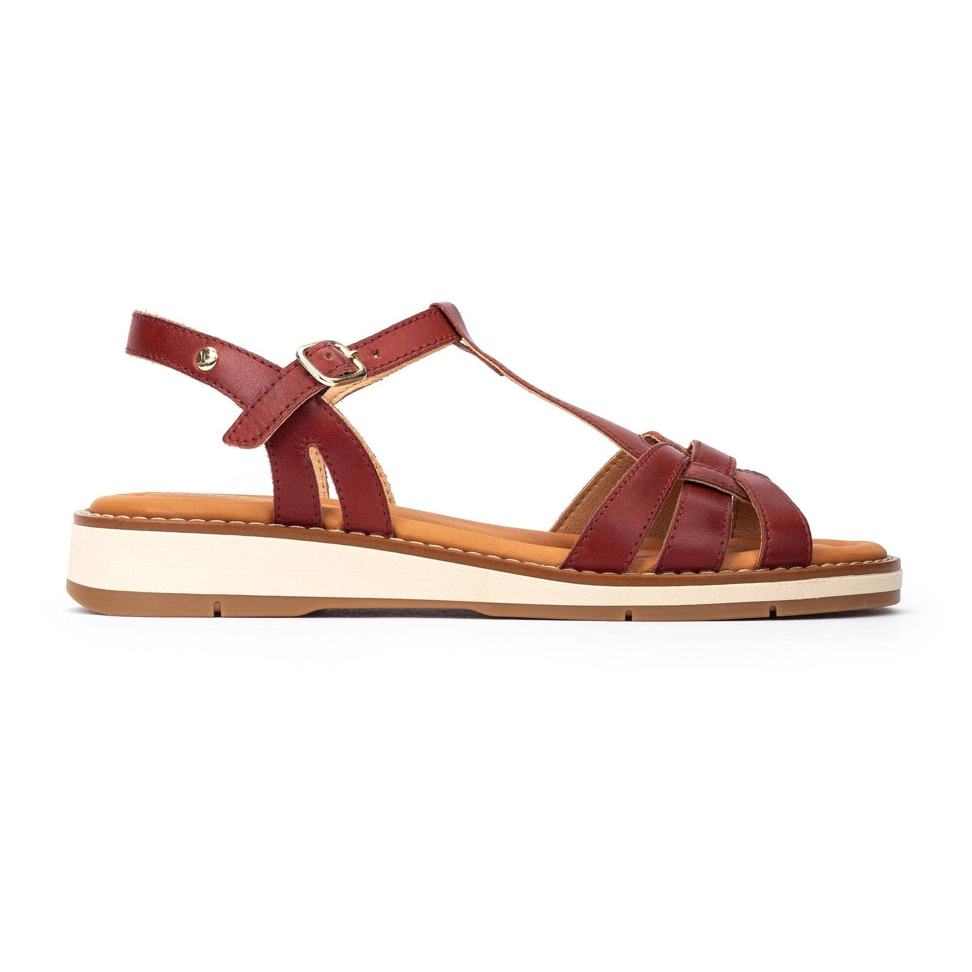 Sandalia mujer 'Roquetas' - rojo