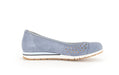 Mocasín perforado para mujer '22.412.26' - Azul - ChaplinshoesMocasín perforado para mujer '22.412.26' - BlueGabor