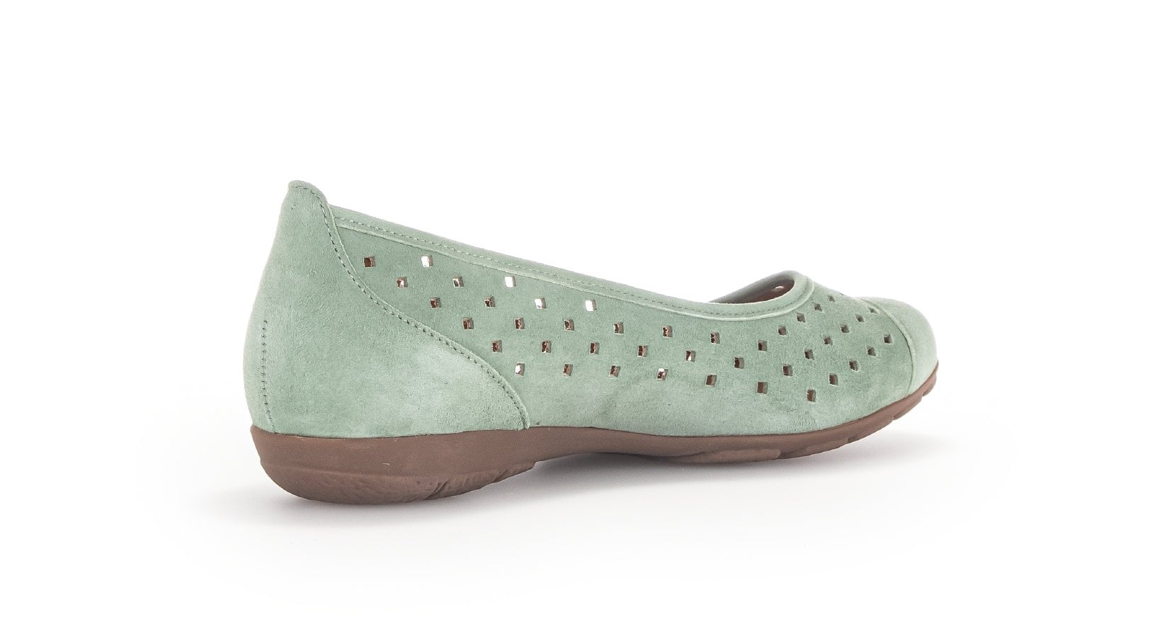 Ballerina da donna traforata '24.169.33' - Verde - ChaplinshoesBallerina traforata da donna '24.169.33' - GreenGabor