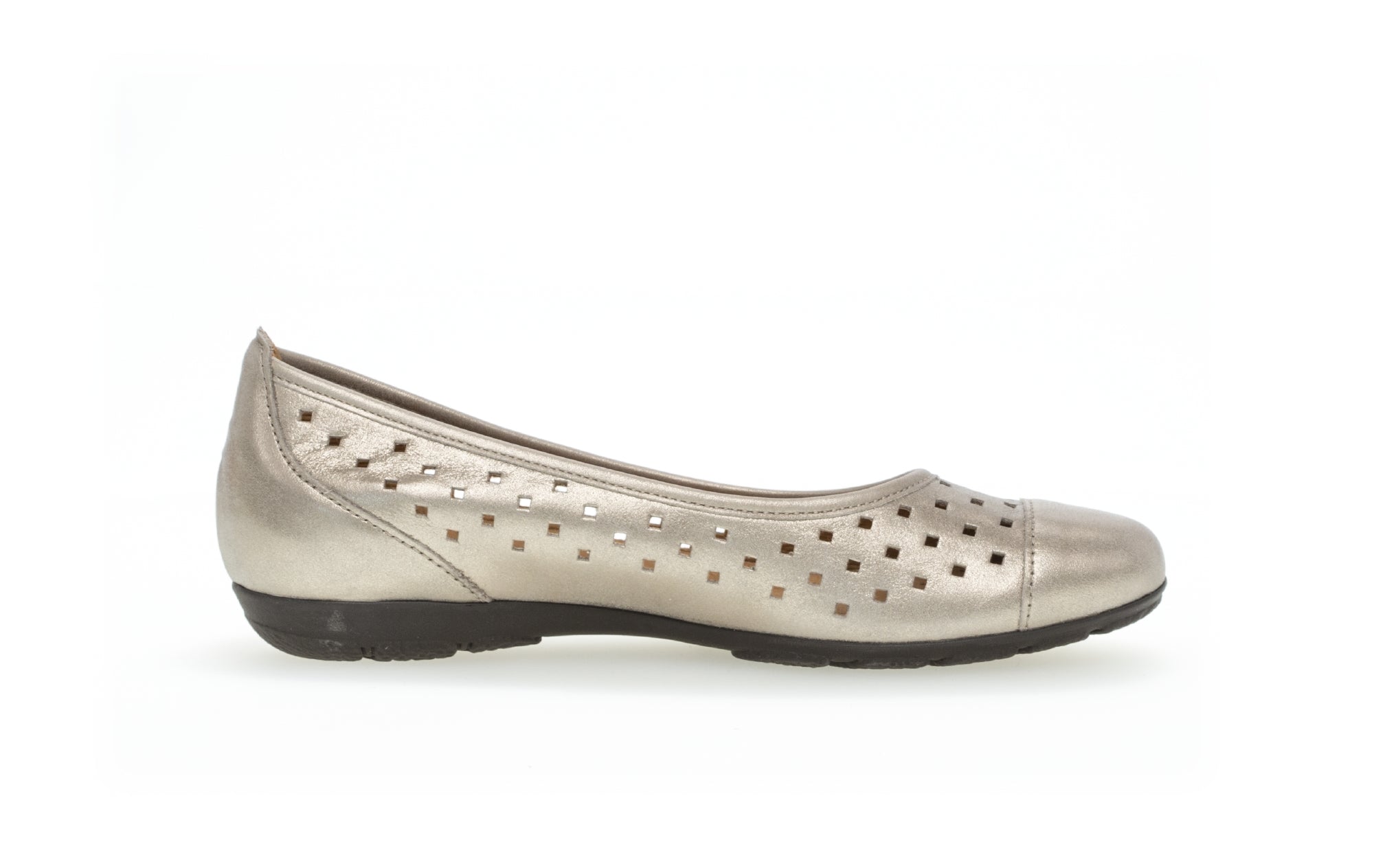 Ballerina da donna traforata '24.169.62' scarpe con tacco - Argento - ChaplinshoesBallerina da donna traforata '24.169.62' scarpe con tacco -SilverGabor