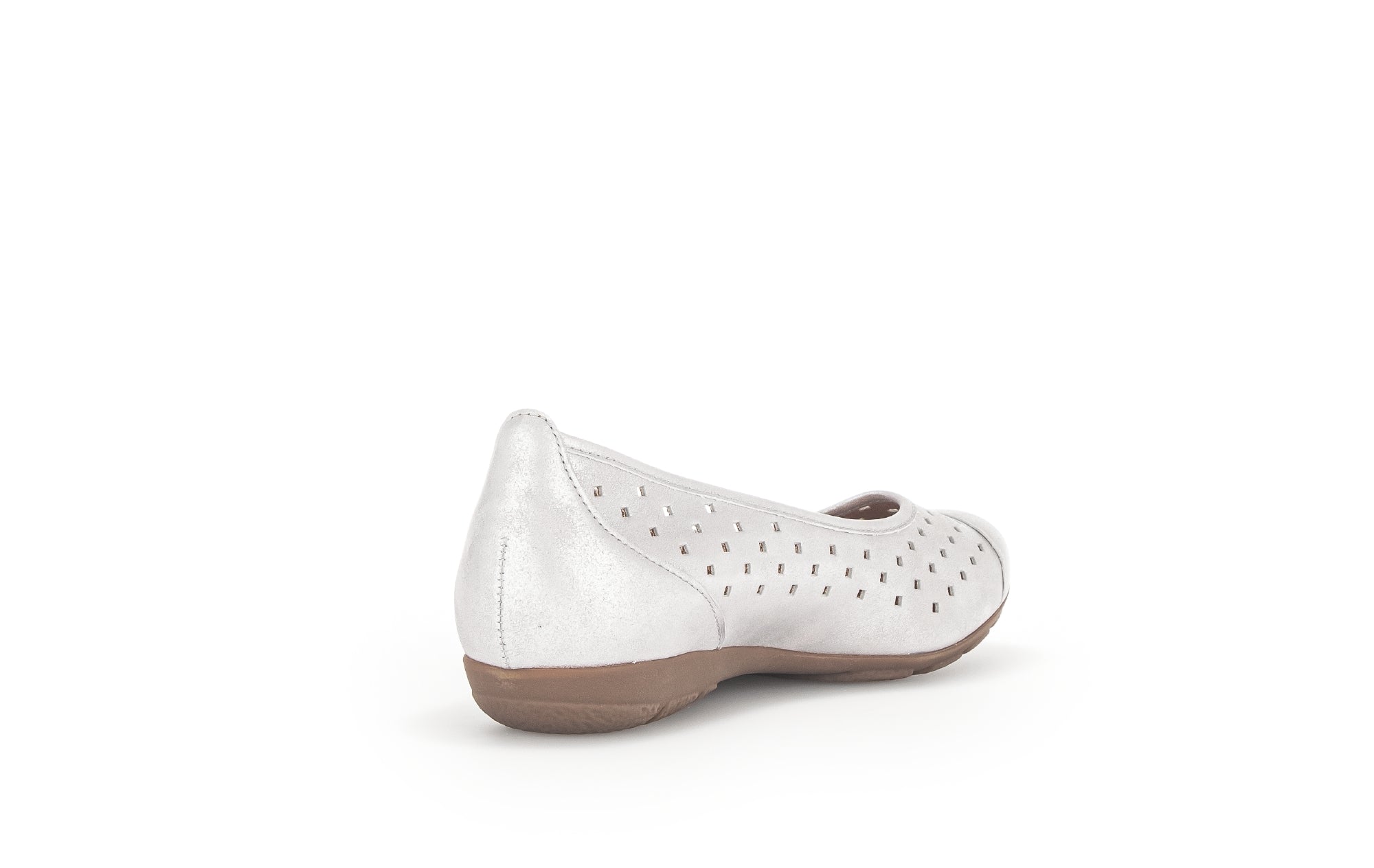 Ballerina da donna traforata '24.169.69' scarpe con tacco - grigio chiaro - ChaplinshoesBallerina da donna traforata '24.169.69' scarpe con tacco - grigio chiaroGabor