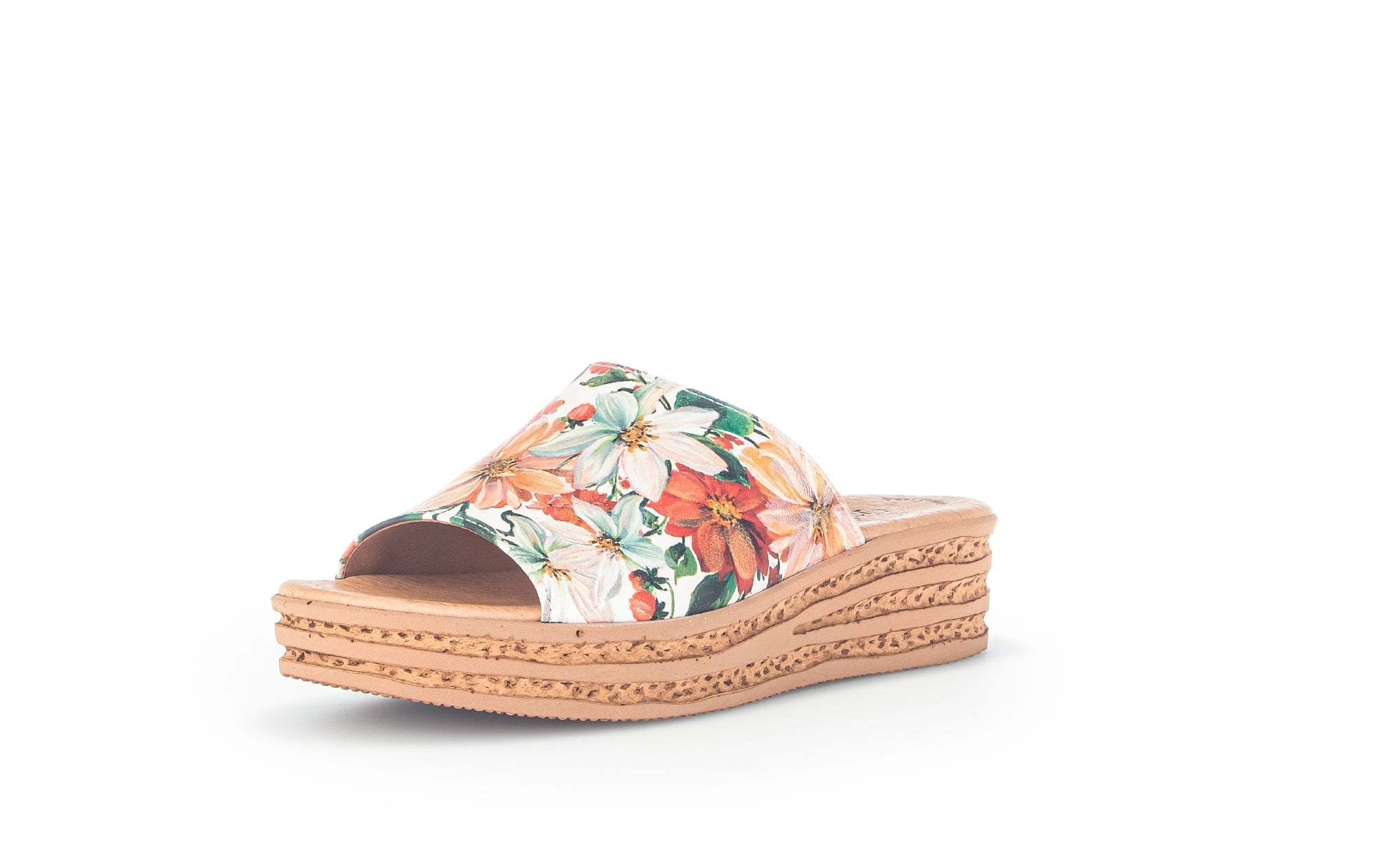 '24.559.35' chanclas de mujer - flor blanca - Chaplinshoes'24.559.35' chanclas para mujer - flor blancaGabor