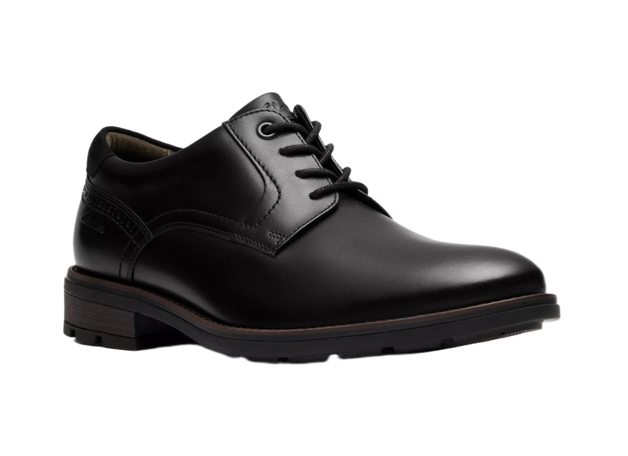 Zapatos con cordones para hombre 'Emmet Plain' - negro