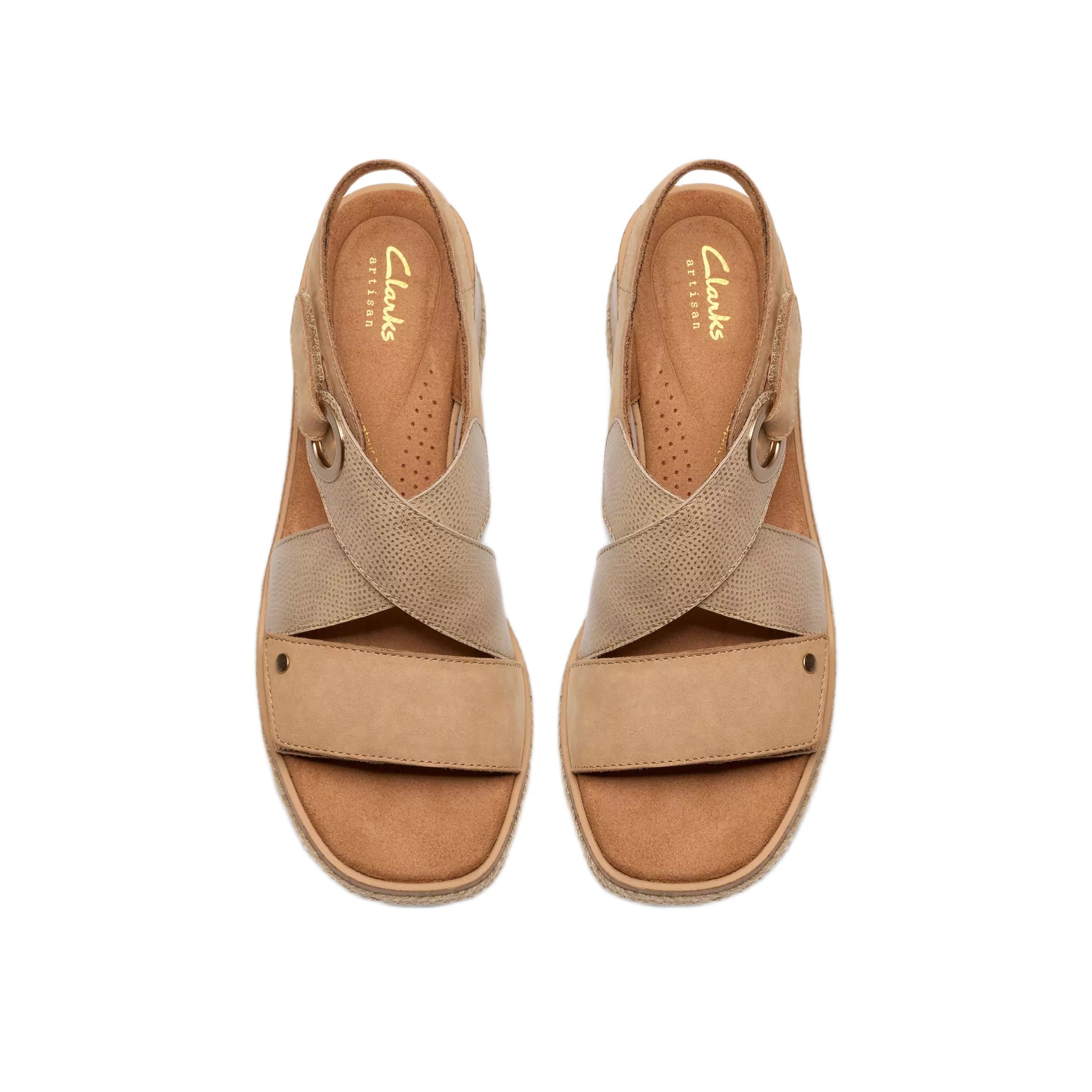 Sandalo con zeppa da donna "Kidiki Sun" - beige