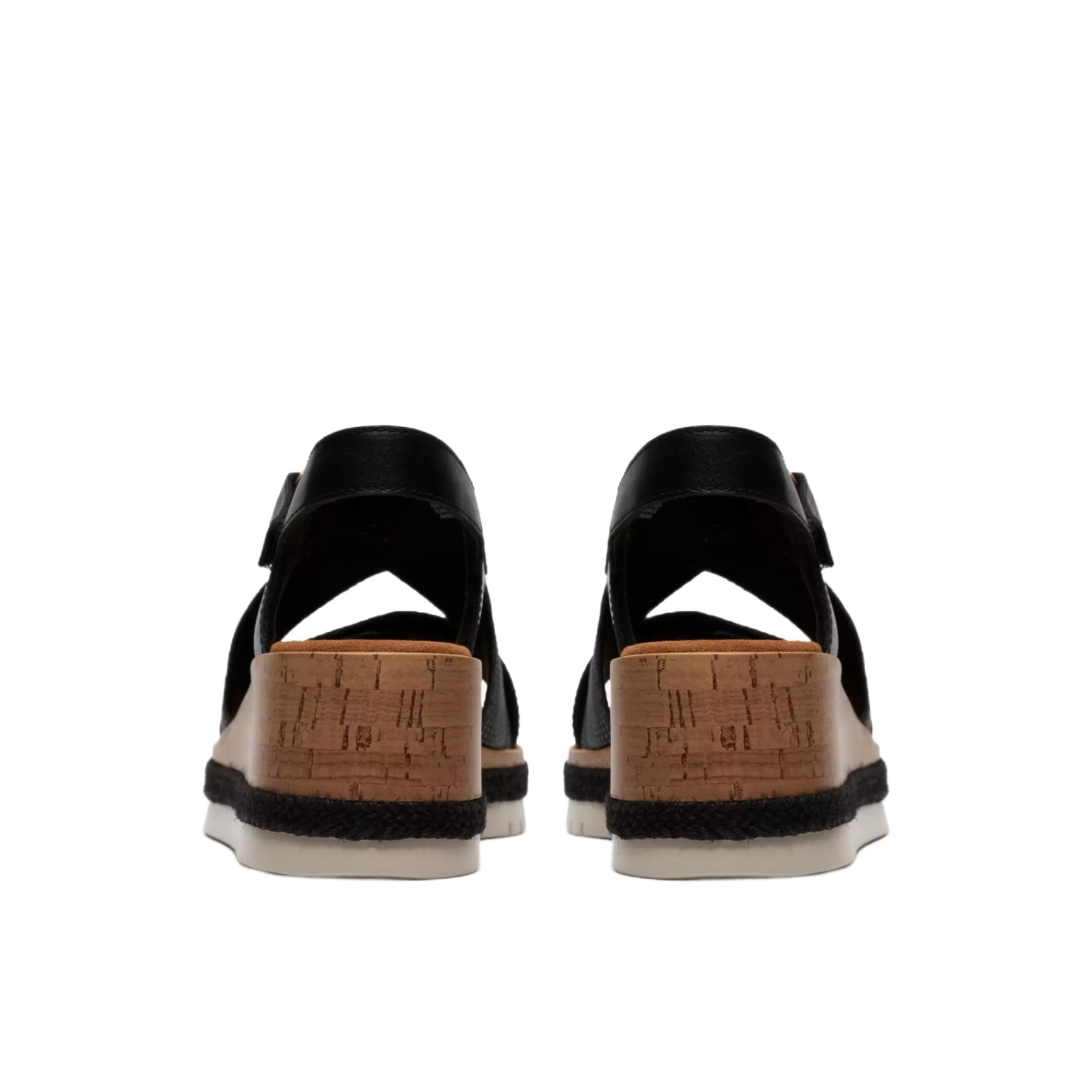 Sandalia de cuña para mujer 'Kidiki Sun' - negro