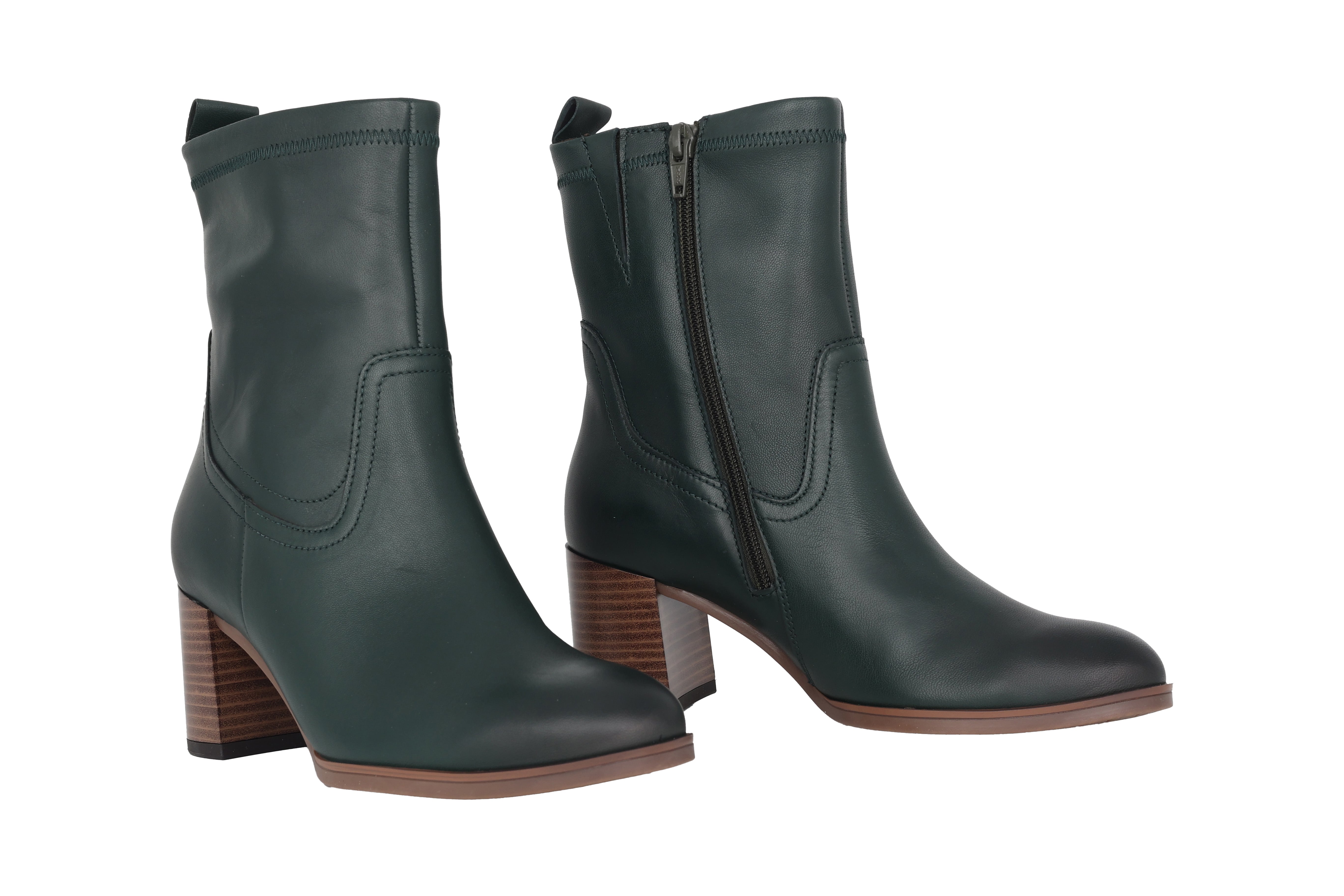 '52.951.63' women's heeled dressed boot - green