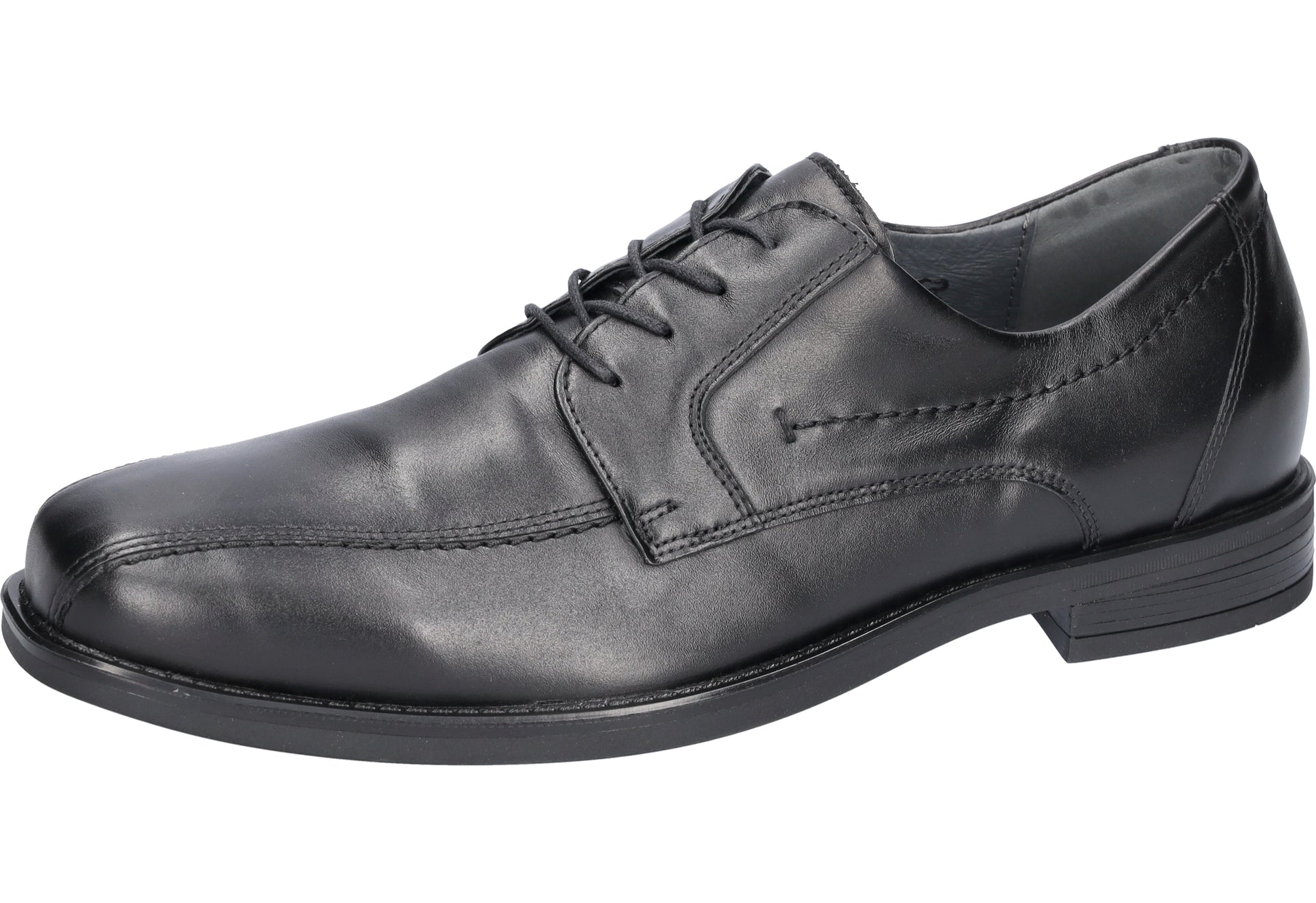 'Henry' men's dresssed wide fit (H) lace-up shoe - black