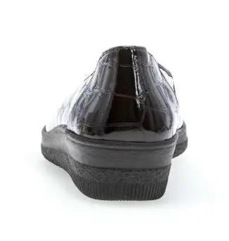 '36.400.97' bolso de mano para mujer - charol con estampado de cocodrilo Negro - Chaplinshoes'36.400.97' pantalón de mujer - charol con estampado de cocodrilo BlackGabor