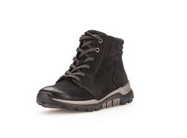 '36.824.47' bota para caminar con cordones y cremallera para mujer - Negro - Chaplinshoes'36.824.47' bota de paseo con cordones y cremallera para mujer - BlackGabor