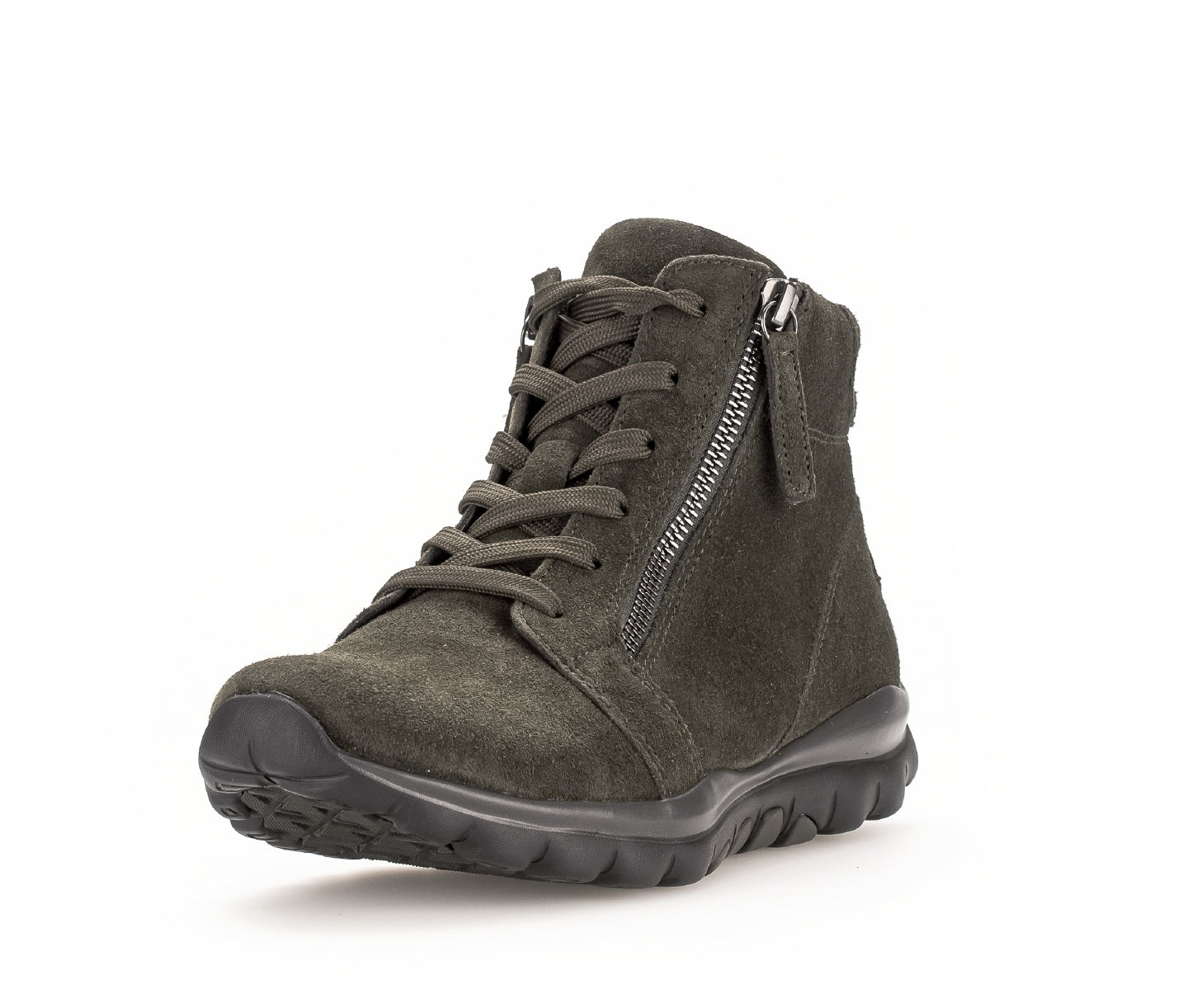'36.868.33' botas de mujer con cordones y cremallera - Verde - Chaplinshoes'36.868.33' botas de caminar con cordones y cremallera para mujer - GreenGabor