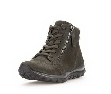 '36.868.33' botas de mujer con cordones y cremallera - Verde - Chaplinshoes'36.868.33' botas de caminar con cordones y cremallera para mujer - GreenGabor