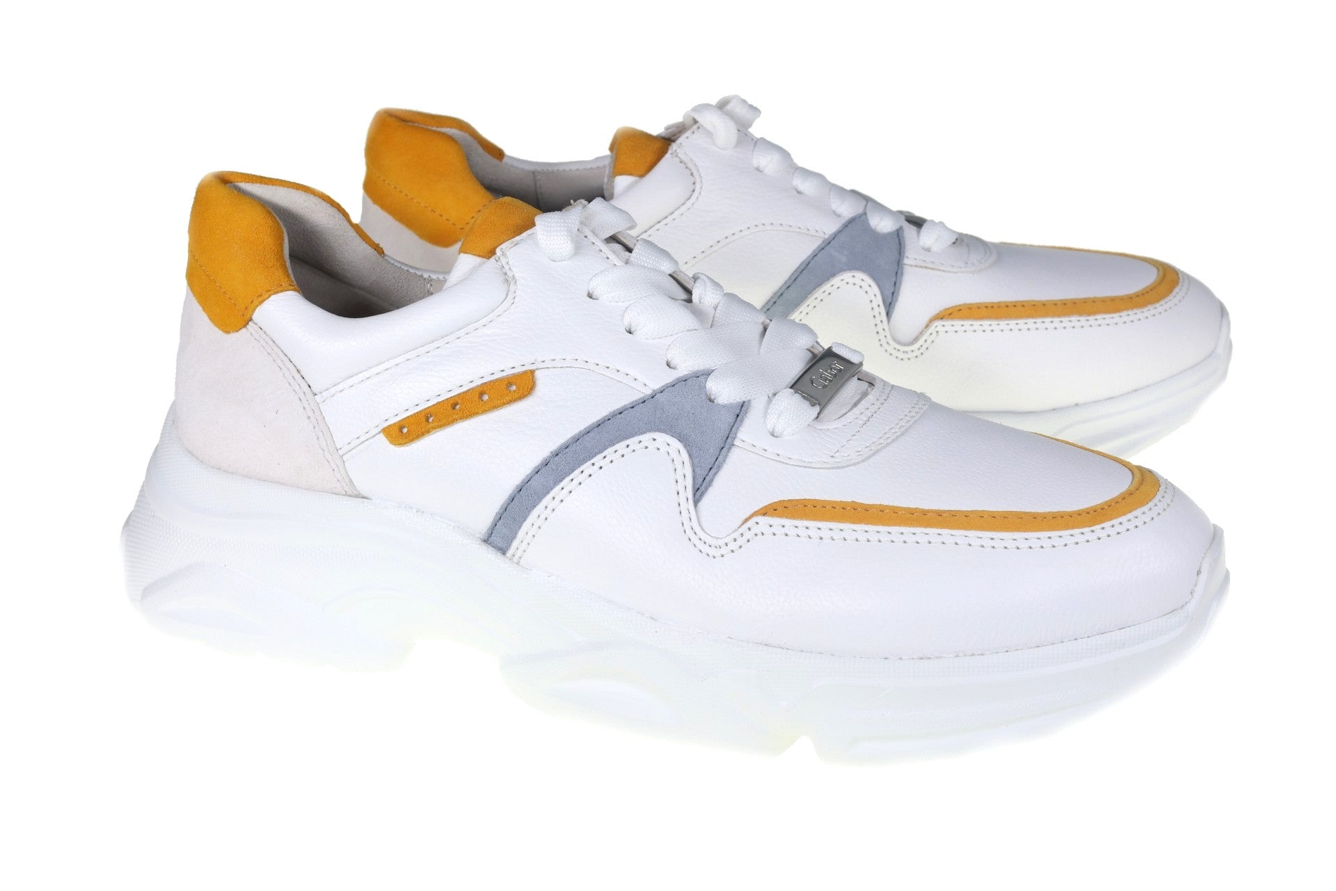 '43.470.23' zapatilla deportiva con cordones para mujer - blanco combinado - Chaplinshoes'43.470.23' zapatilla deportiva con cordones para mujer - blanco combiGabor