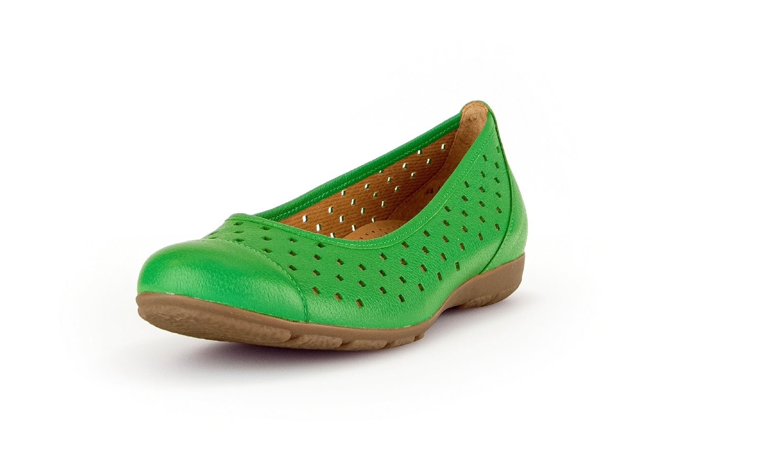 '44.169.29' bailarina perforada para mujer - Verde - Chaplinshoes'44.169.29' bailarina perforada para mujer - GreenGabor