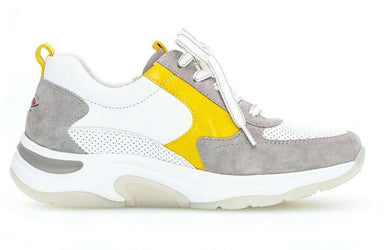 Sneaker da passeggio da donna '46.918.40' - Mix bianco giallo - ChaplinshoesSneaker da passeggio da donna '46.918.40' - MixGabor bianco giallo