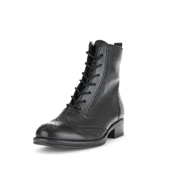 '51.605.27' women's lace - zip boot - black - Chaplinshoes'51.605.27' women's lace - zip boot - blackGabor