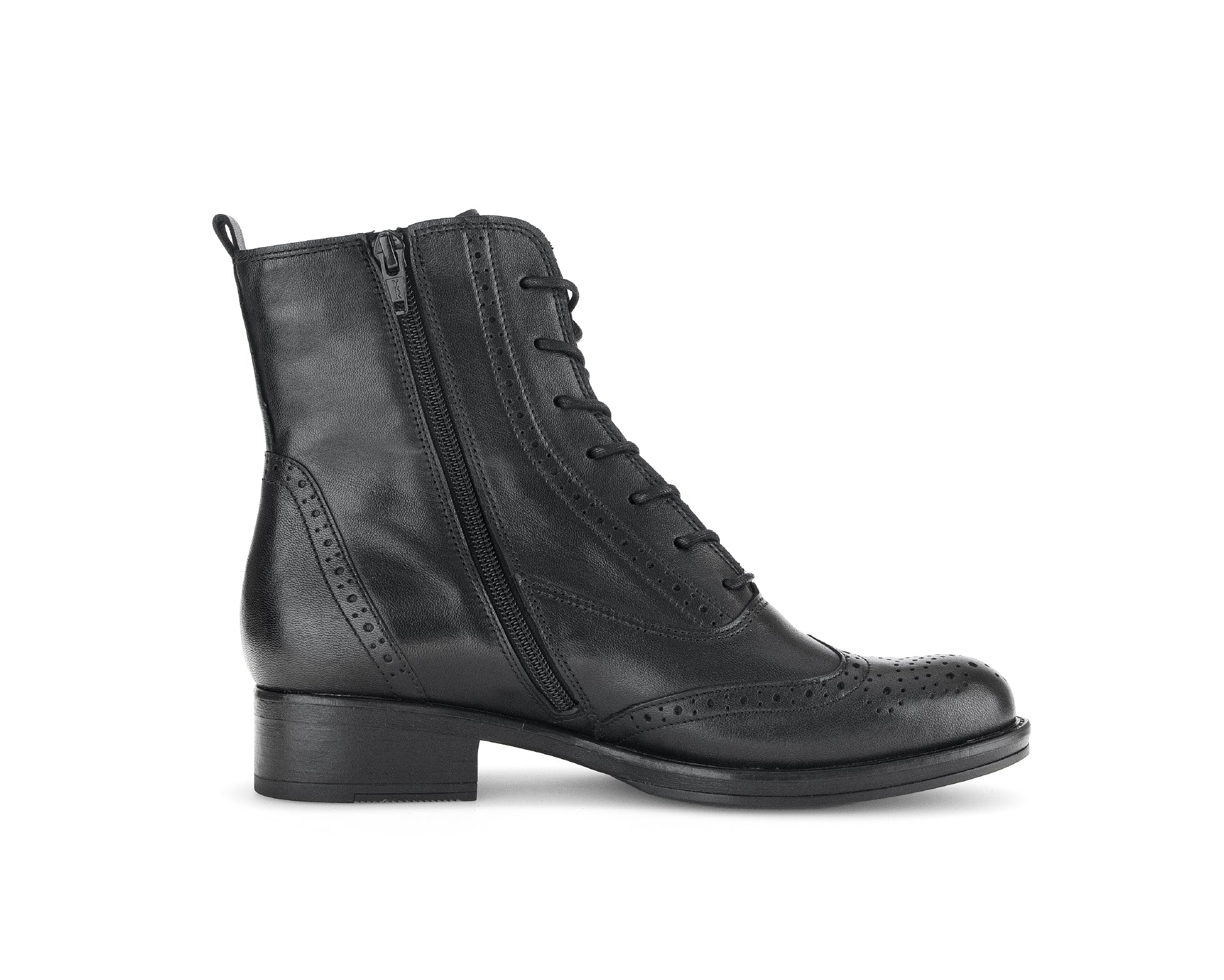 '51.605.27' women's lace - zip boot - black - Chaplinshoes'51.605.27' women's lace - zip boot - blackGabor