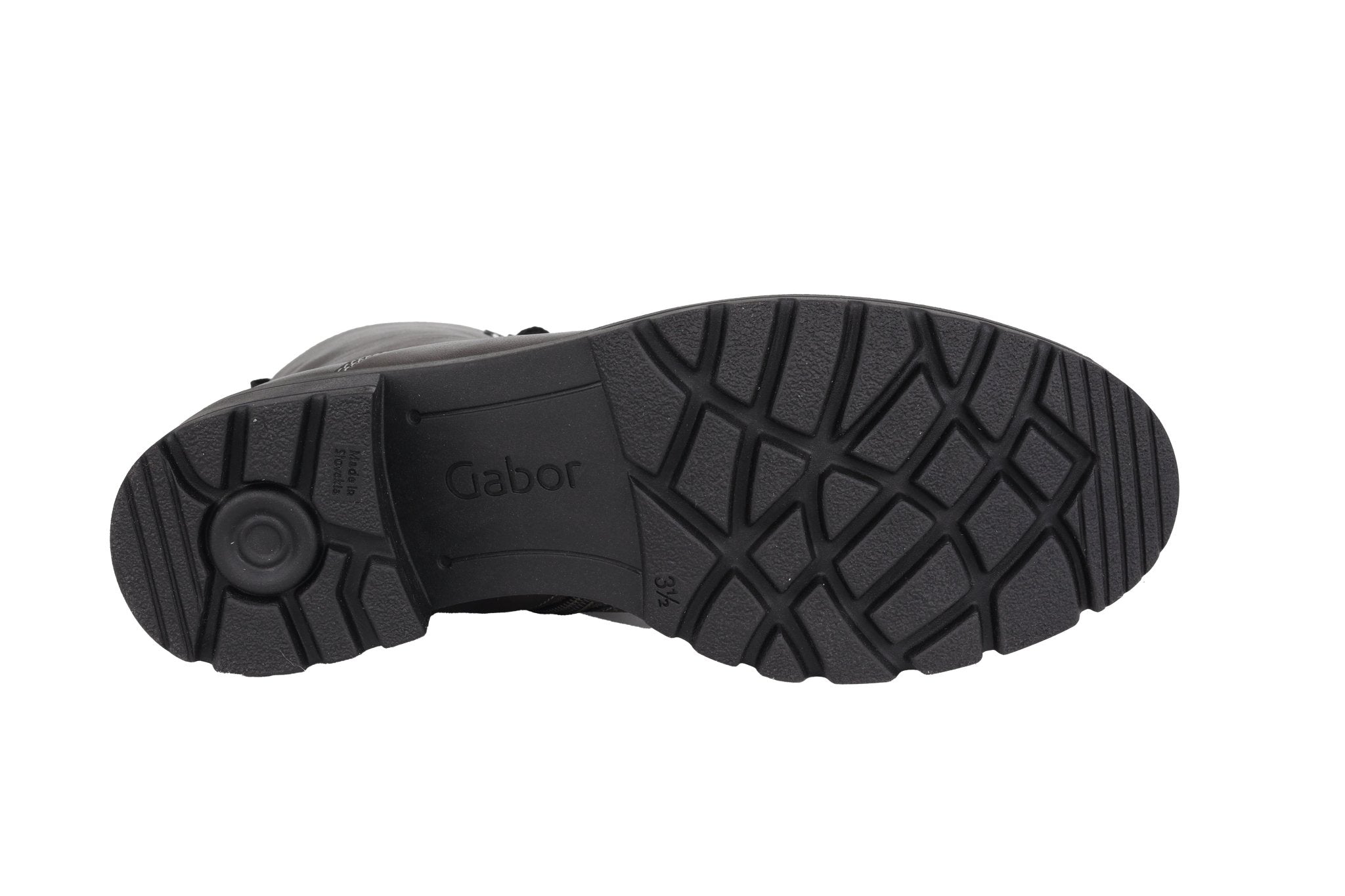 '52.786.90' bota con cordones y cremallera para mujer - Plata - Chaplinshoes'52.786.90' bota de mujer con cordones y cremallera - SilverGabor