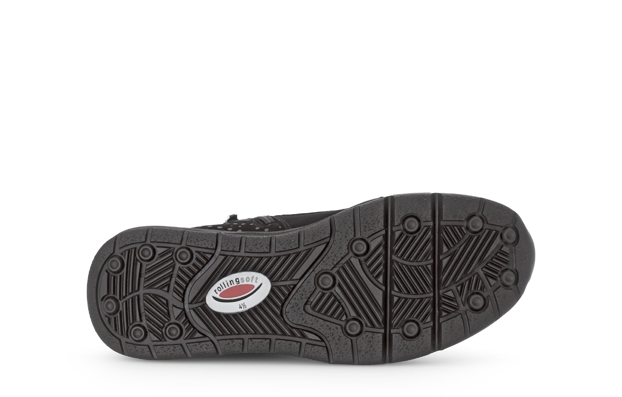 '56.885.47' stivaletti da passeggio con lacci con zip da donna - Nero - Chaplinshoes'56.885.47' scarpe da passeggio da donna con lacci - zip - BlackGabor