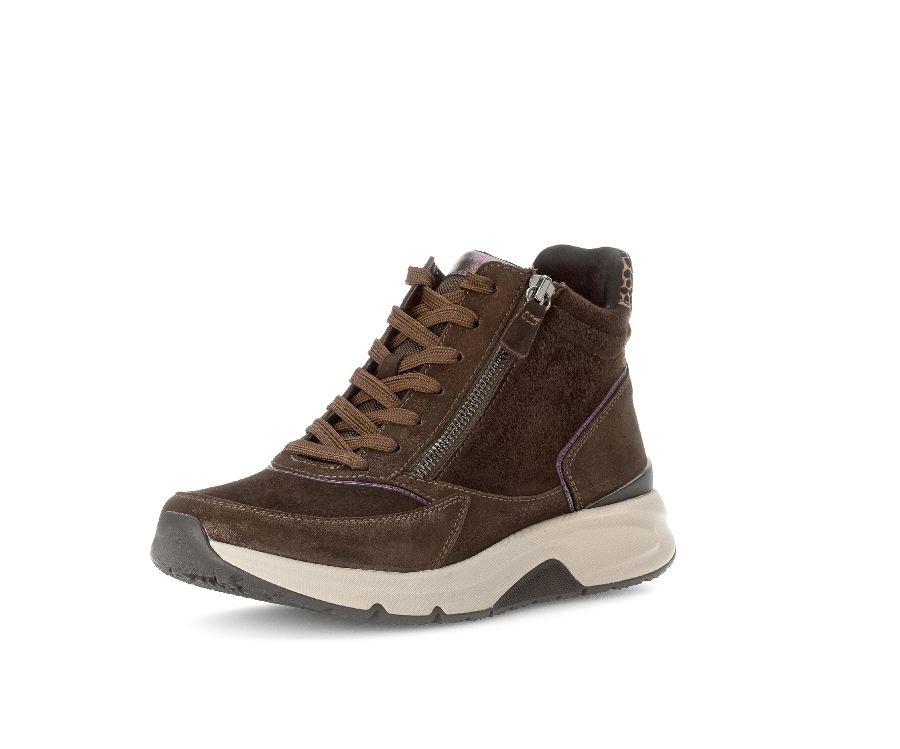 '56.887.43' botas para caminar con encaje y cremallera para mujer - marrón - Chaplinshoes'56.887.43' bota para caminar con encaje y cremallera para mujer - marrónGabor