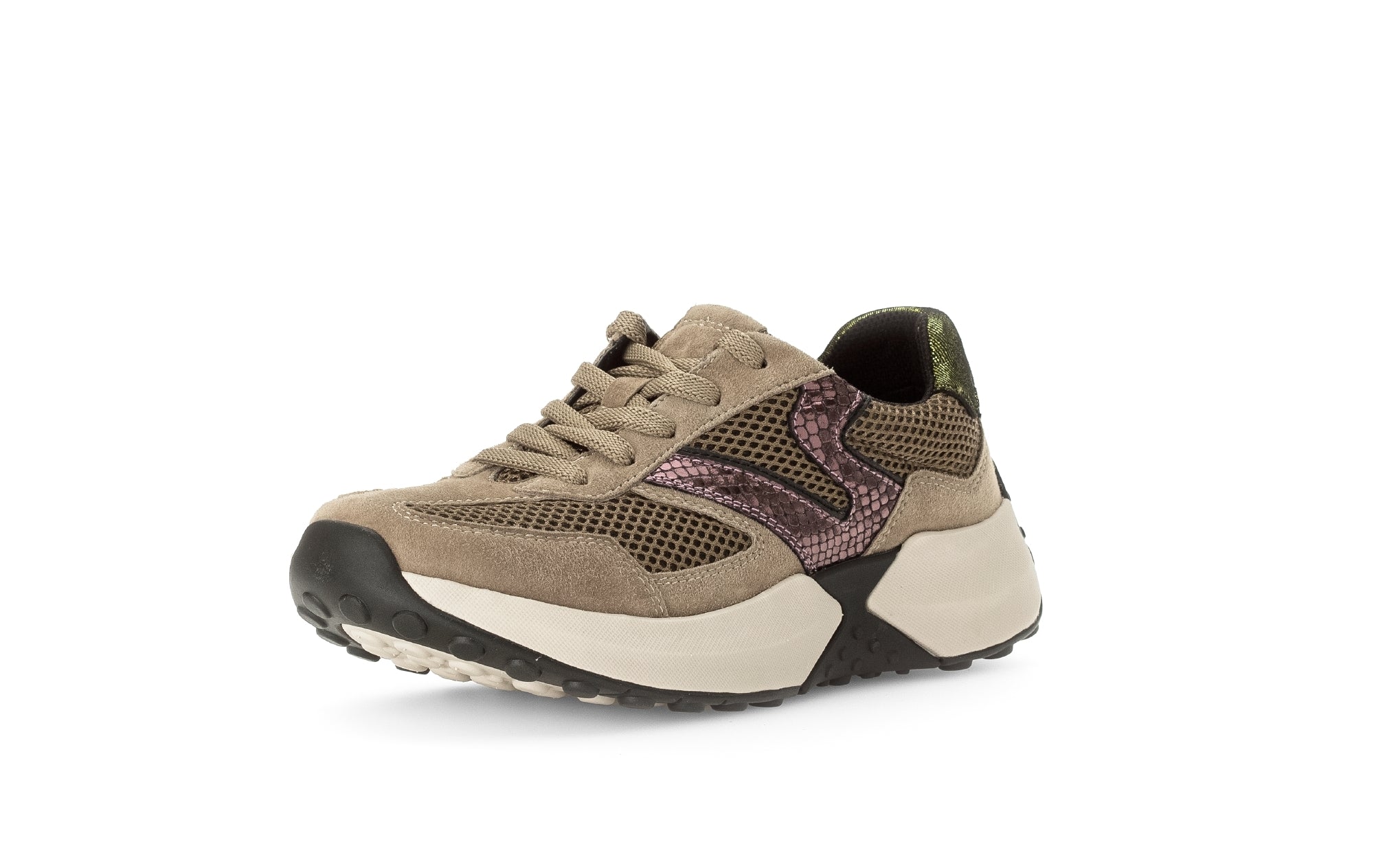 '56.996.43' zapatilla deportiva con ruedas para caminar para mujer - beige - Chaplinshoes'56.996.43' Zapatilla deportiva con ruedas para mujer - beigeGabor