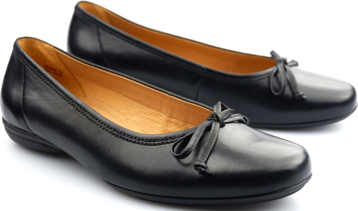 Damesballerinapump '62.621.57' - Zwart