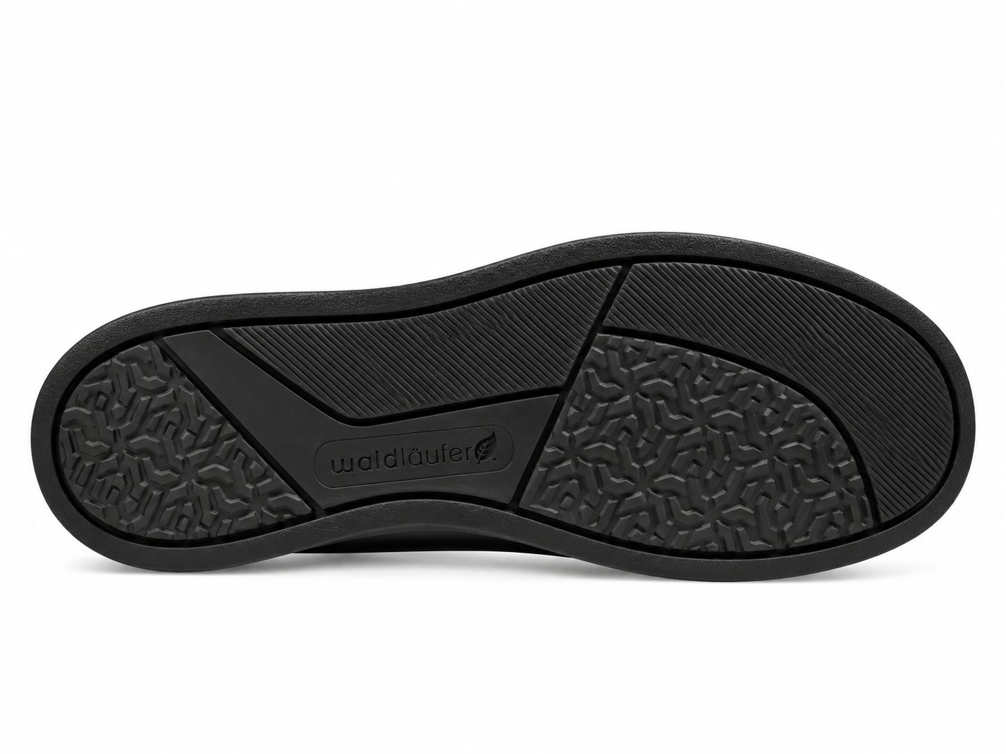 Mocassin à enfiler 'Kuno' pour hommes coupe très large (K) - Noir