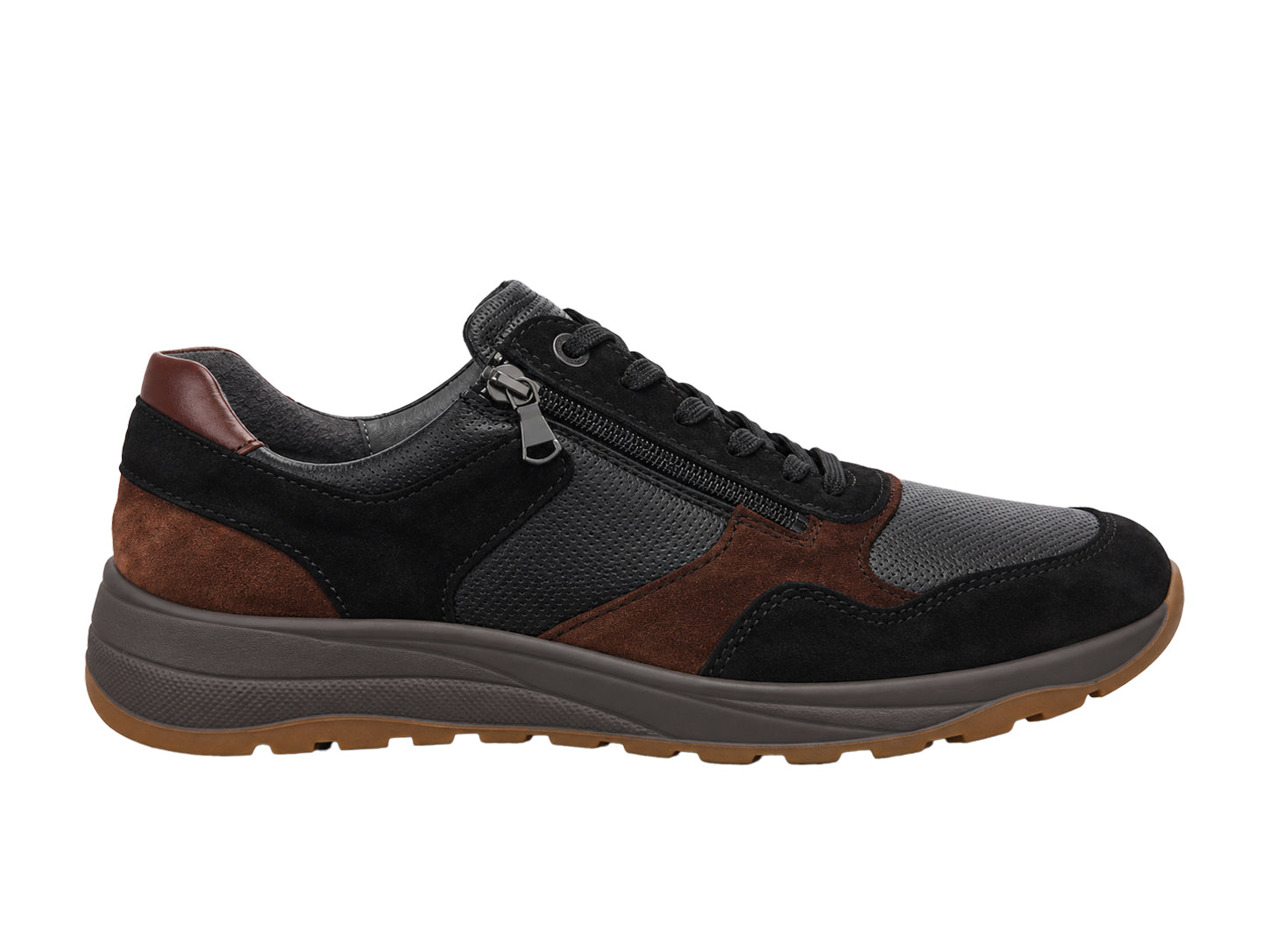 K-John Men's Extra Wide Fit (K) Sneakers - Black