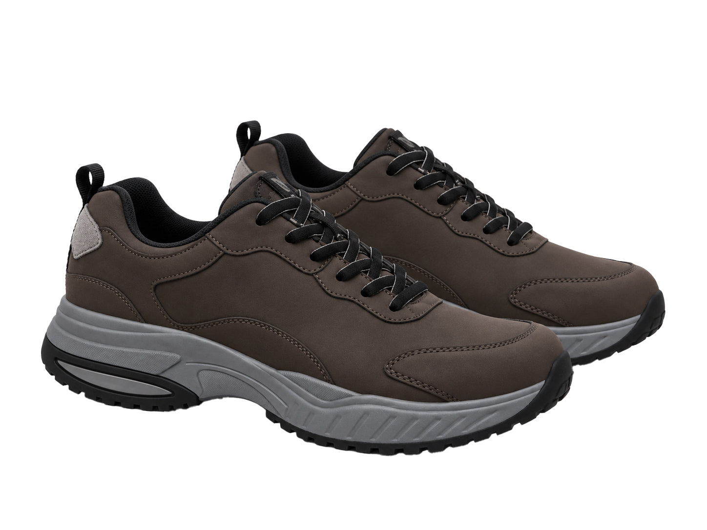 'H+K Pero' mænds bred pasform (H + K) løbesneaker - Grå