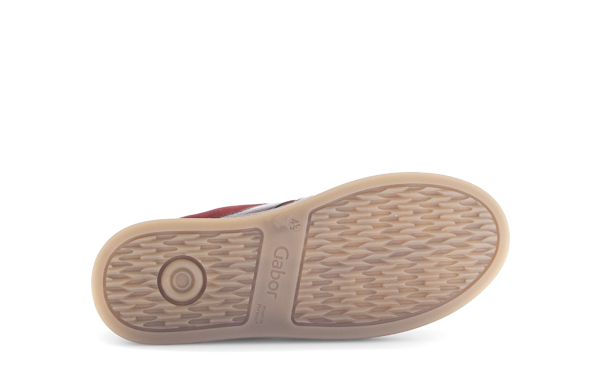 Damessneaker met veters '76.475.48' - Rood