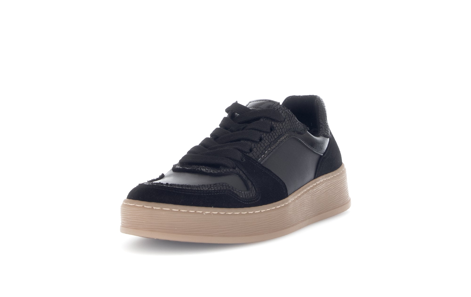 Sneaker stringata da donna '76.477.57' - nera
