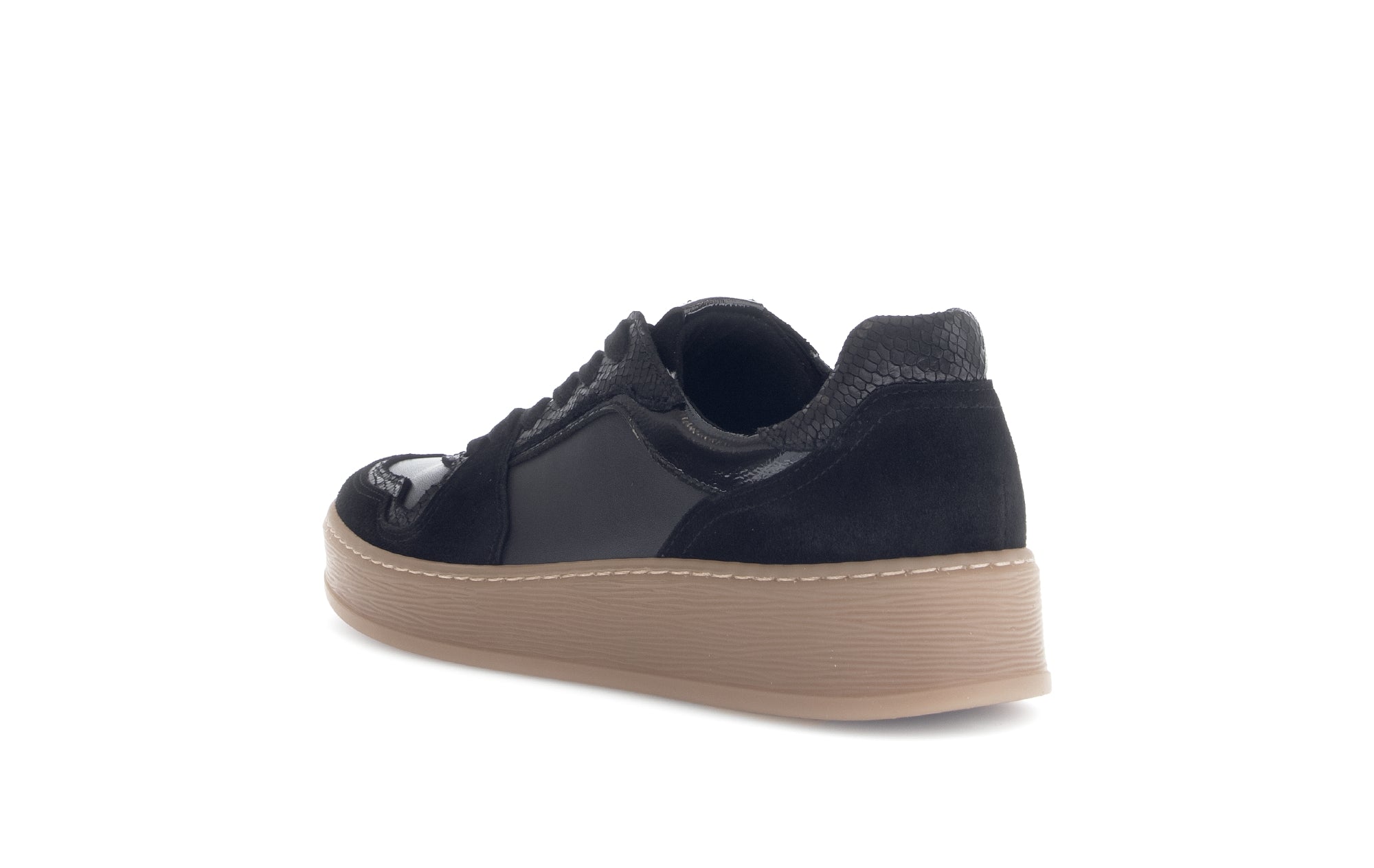 Sneaker stringata da donna '76.477.57' - nera