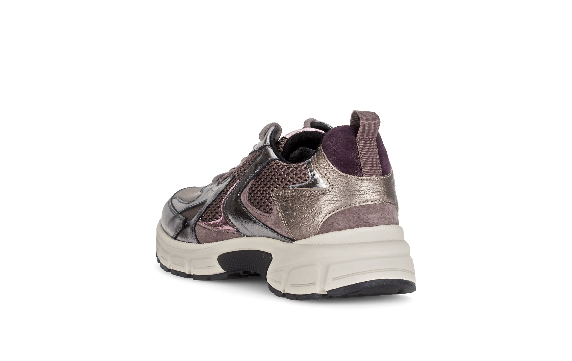'76.536.25' women's lace-up sneaker - Silver rose mix