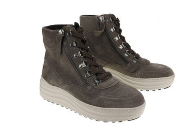 Warmgevoerde dameslaars met vetersluiting '76.568.30' - Bruin - ChaplinshoesWarmgevoerde dameslaars met ritssluiting '76.568.30' BrownGabor