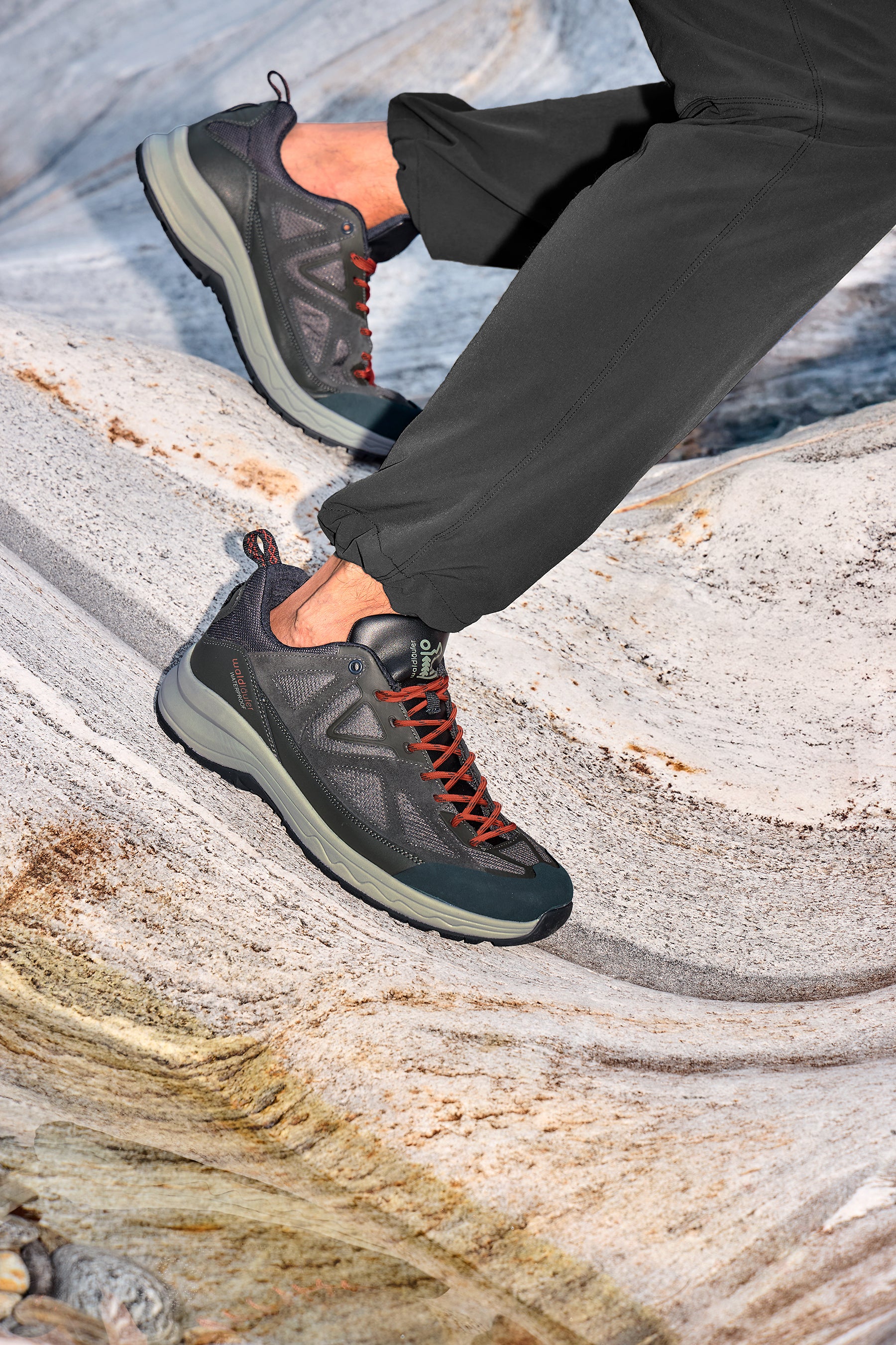 Herren-Sneaker 'H-Fred' mit weiter Passform (H) – Grau