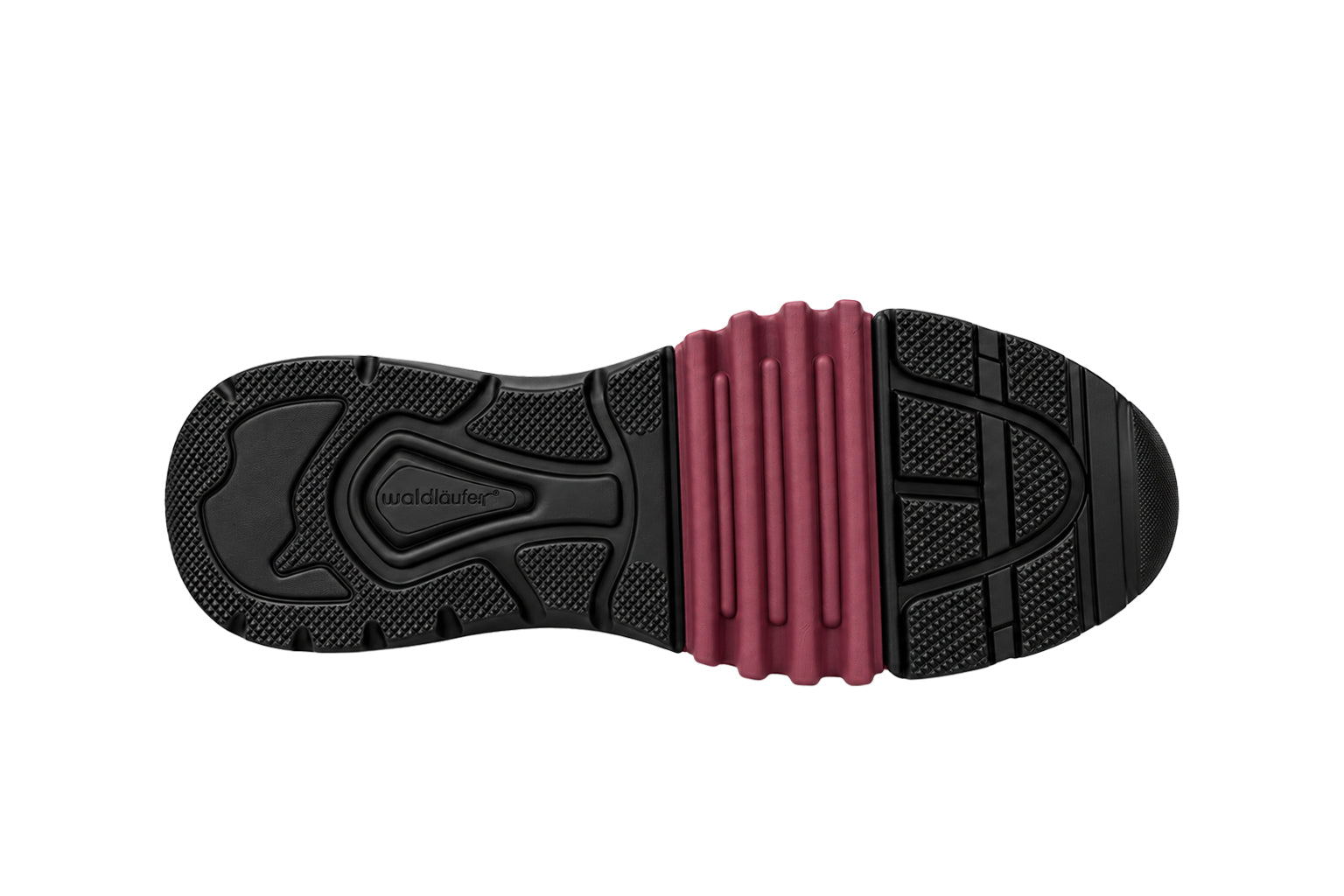 H-Amiata Women's Wide Fit (H) Waterproof Walking Sneakers - Red