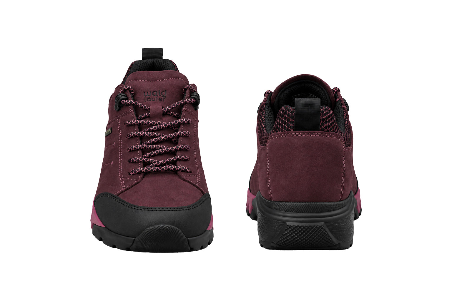H-Amiata Women's Wide Fit (H) Waterproof Walking Sneakers - Red