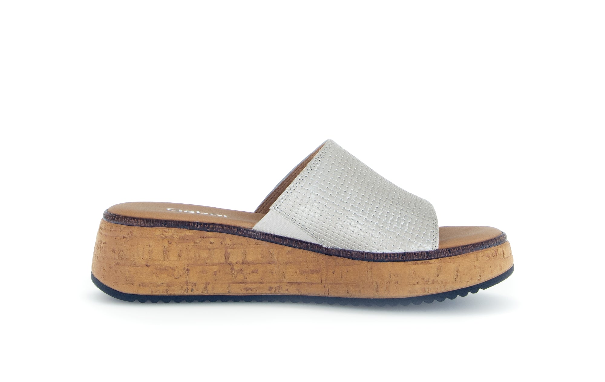'62.820.61' women's slide sandal - beige