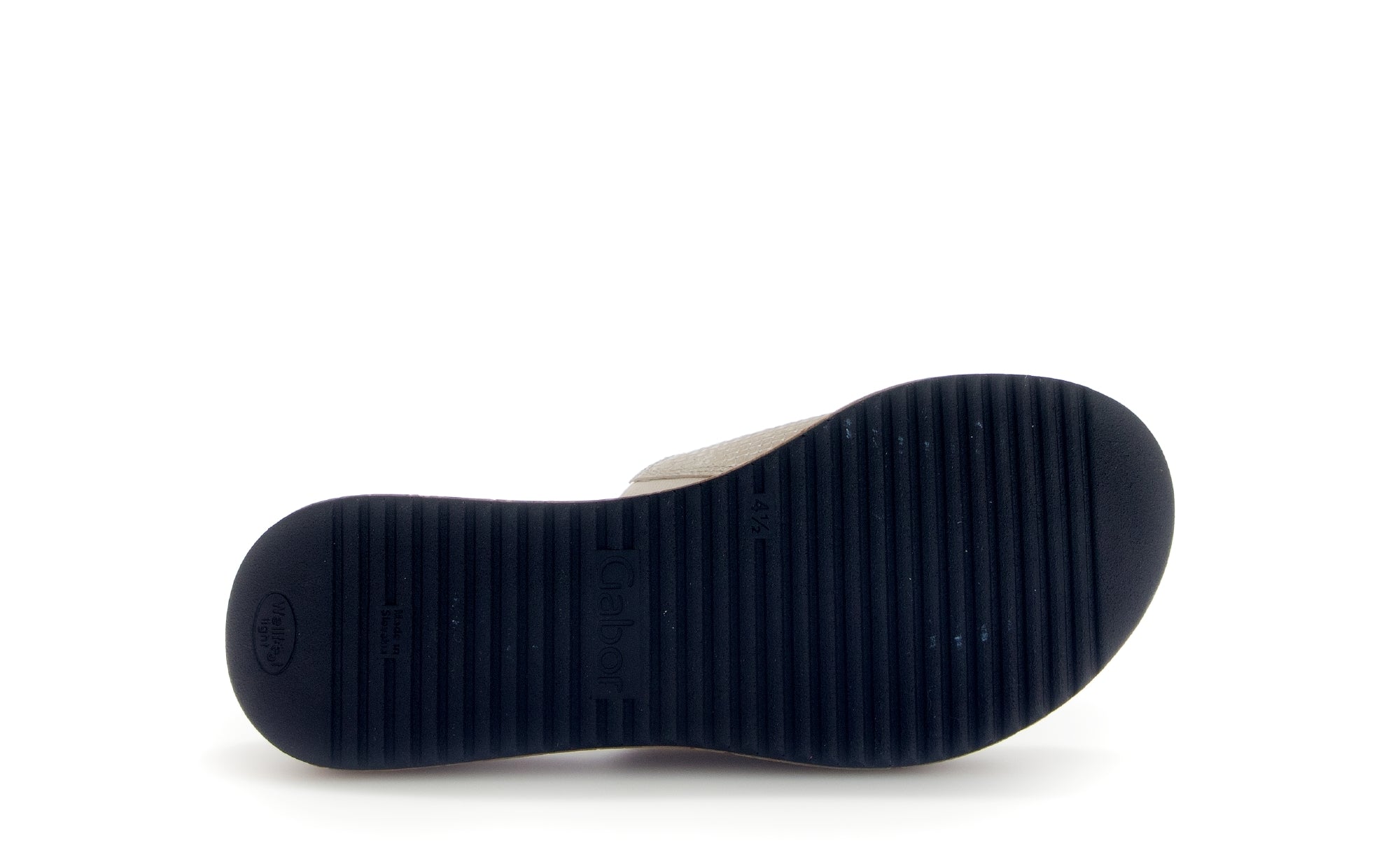 '62.820.61' women's slide sandal - beige