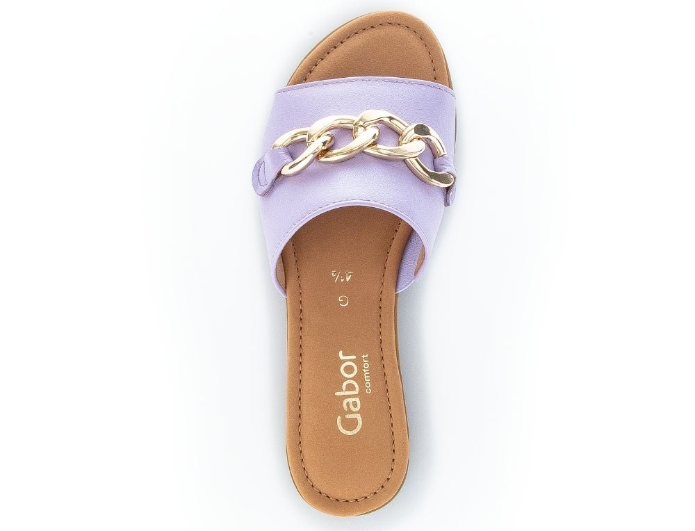 Sandalia tipo chancla para mujer '82.791' - violeta - Chaplinshoes'82.791' sandalia tipo chancla para mujer - violetaGabor