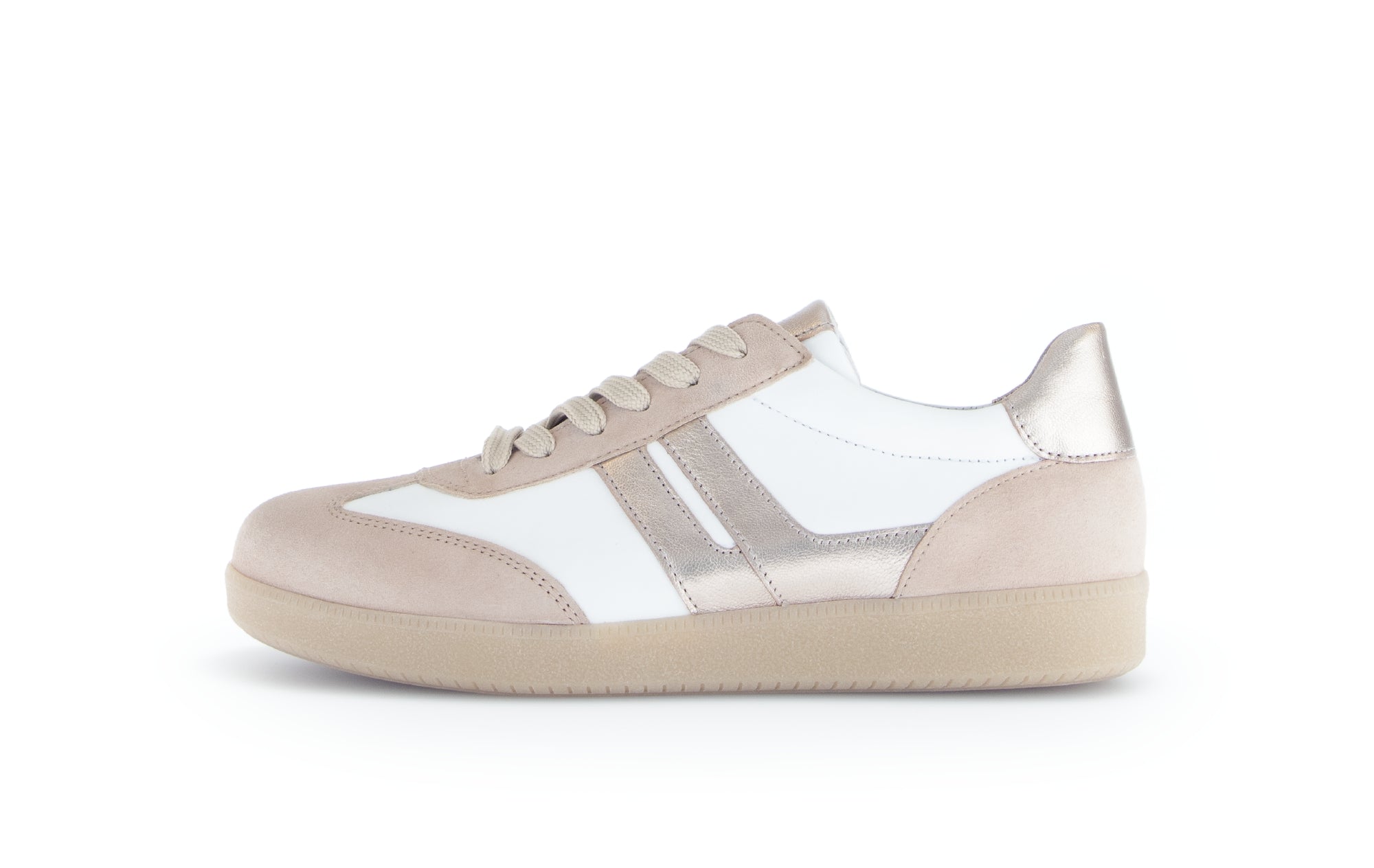 Damessneaker '83.300.12' - beige/wit
