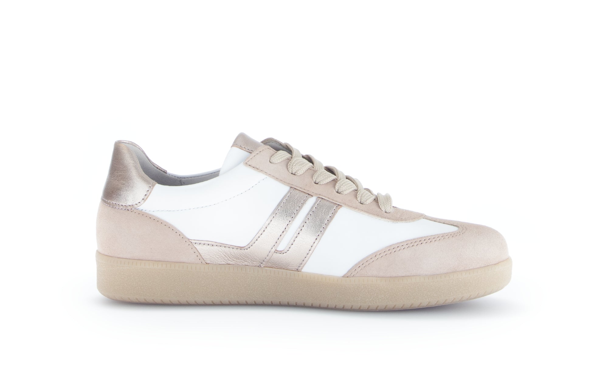 Damessneaker '83.300.12' - beige/wit