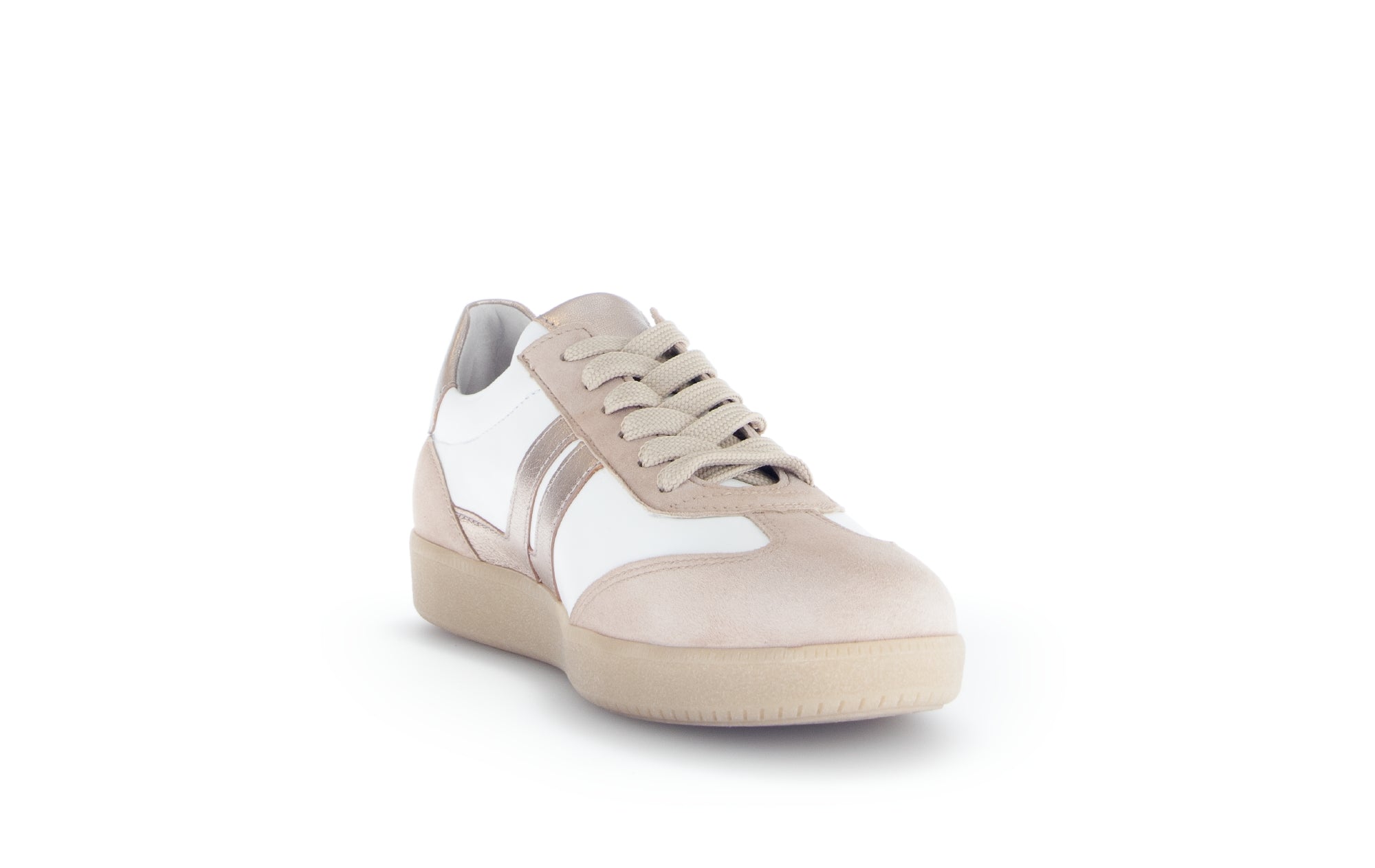 Damessneaker '83.300.12' - beige/wit