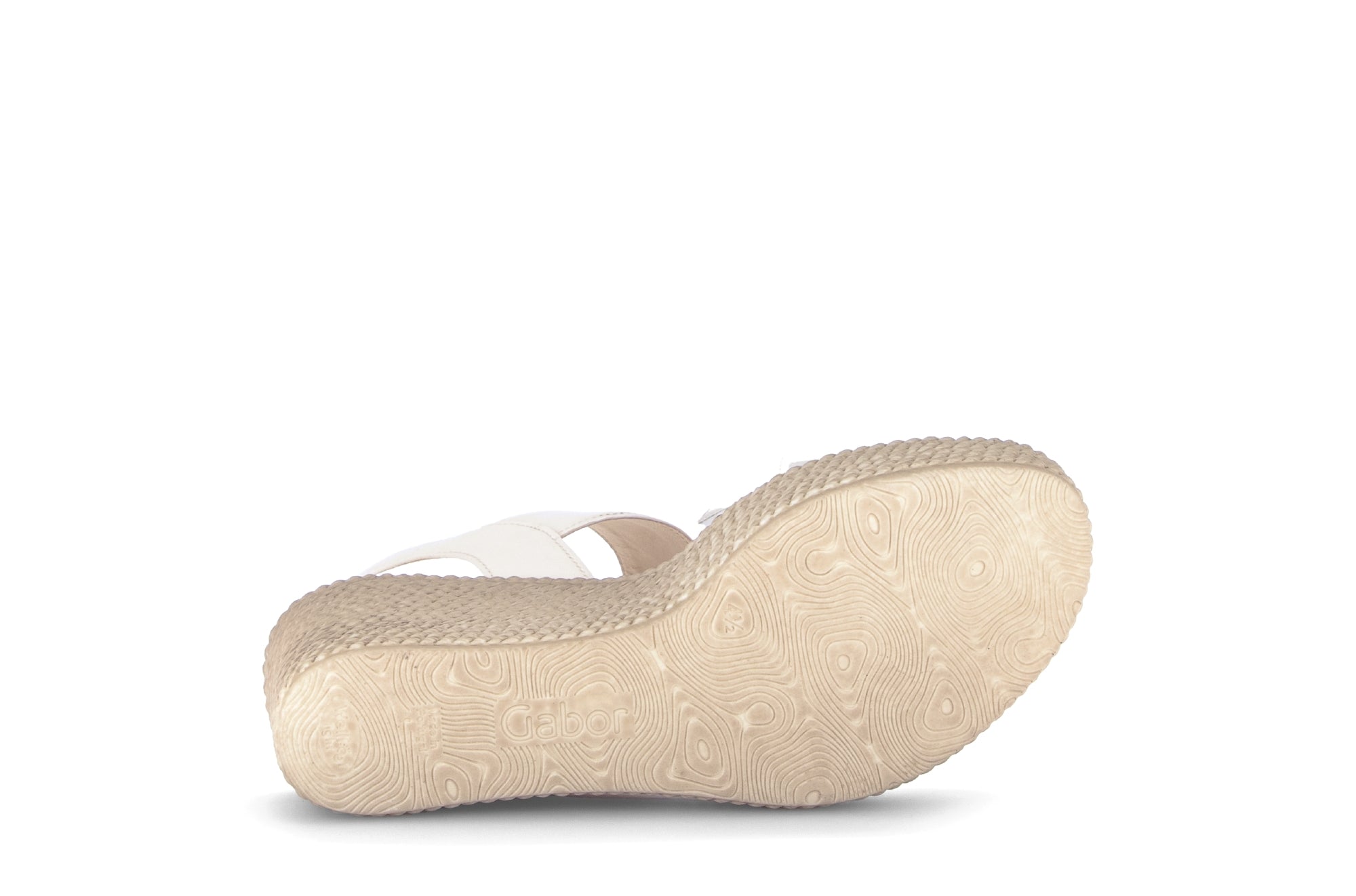 '84.771.20' sandalia con cuña para mujer - blanco