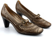 Geperforeerde dames zomerpomp '85.280.73' - Taupe - ChaplinshoesGeperforeerde dames zomerpomp '85.280.73' - TaupeGabor