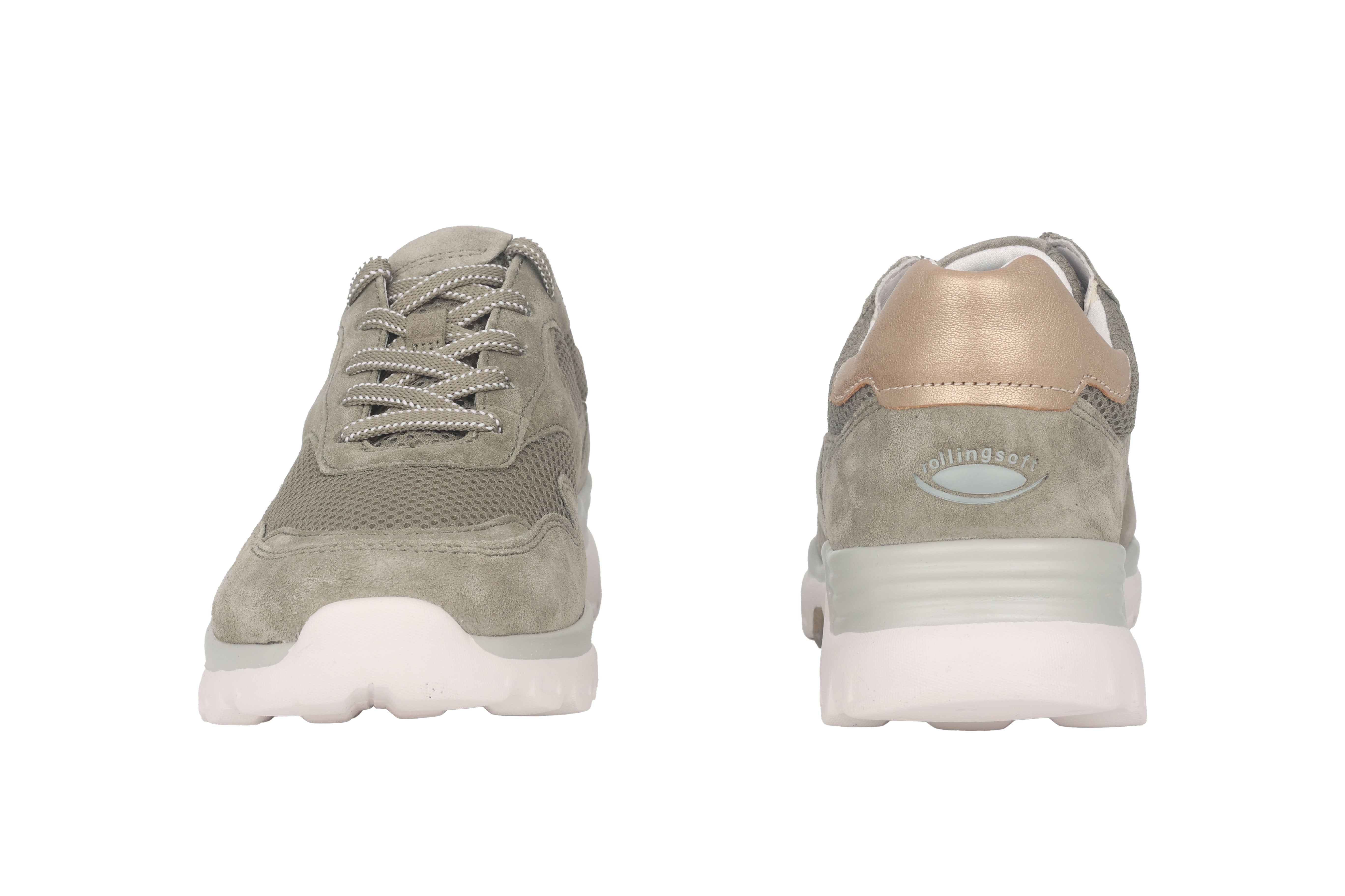 '86.986.34' zapato de caminar con cordones para mujer - Verde