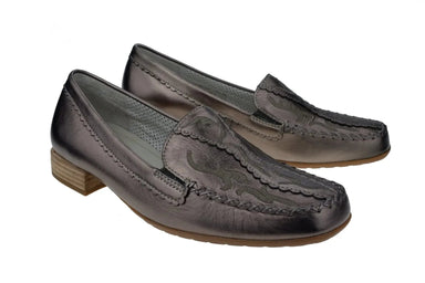 '86.323.90' mocasín de mujer - brons plateado - Chaplinshoes'86.323.90' mocasín para mujer - plateado bronsGabor