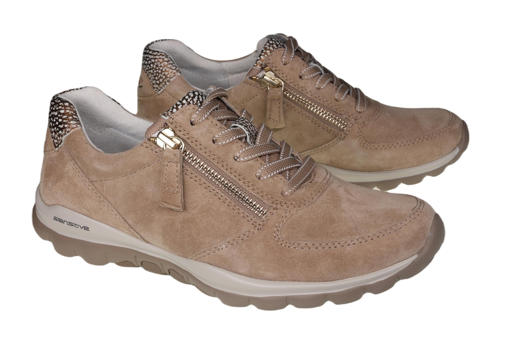 Rollende damessneaker '86.968.33' - Beige - ChaplinshoesRollende damessneaker '86.968.33' - BeigeGabor