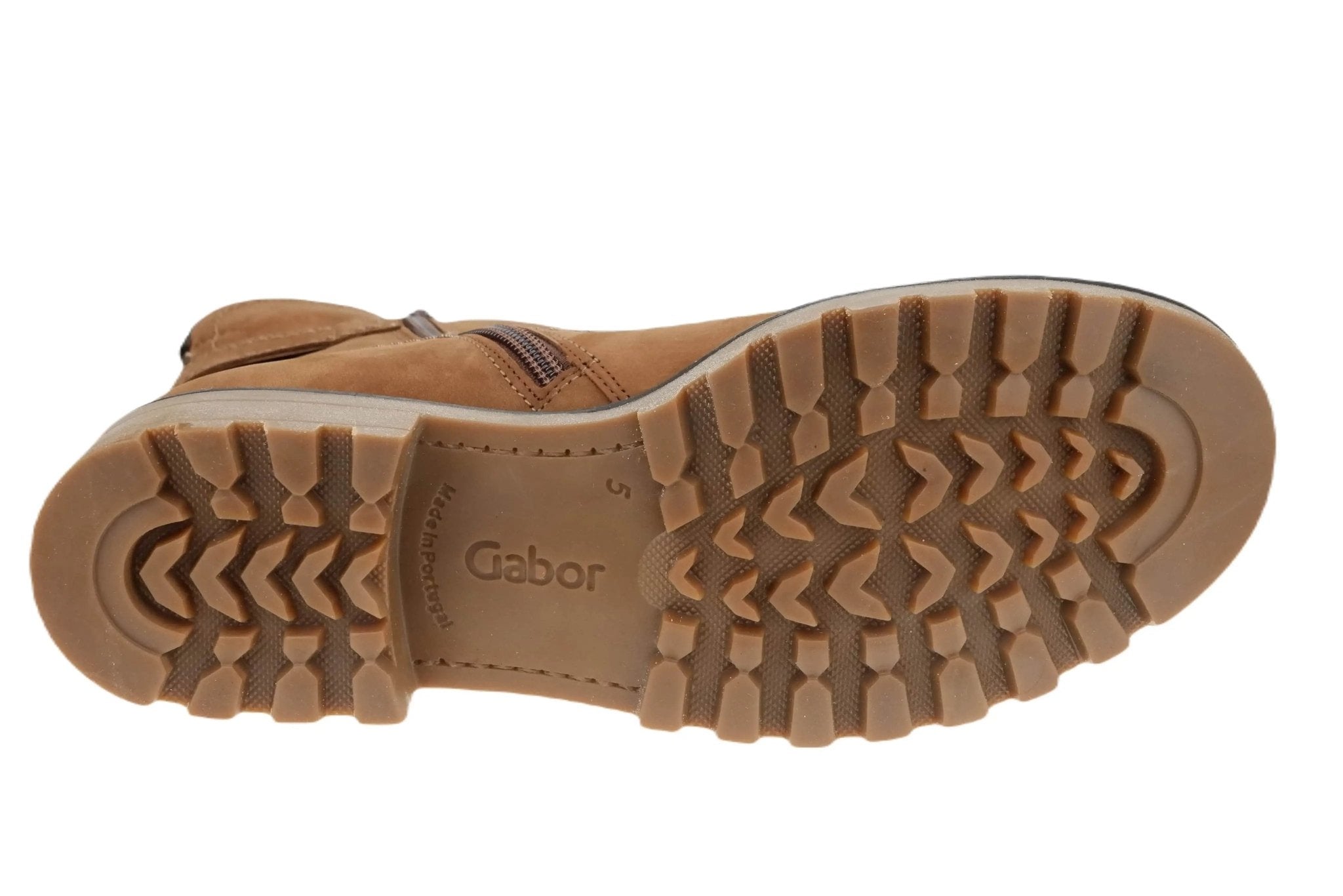 Warmgevoerde dameslaars '91.813.84' - Notenbruin - ChaplinshoesWarmgevoerde dameslaars '91.813.84' - NotenbruinGabor