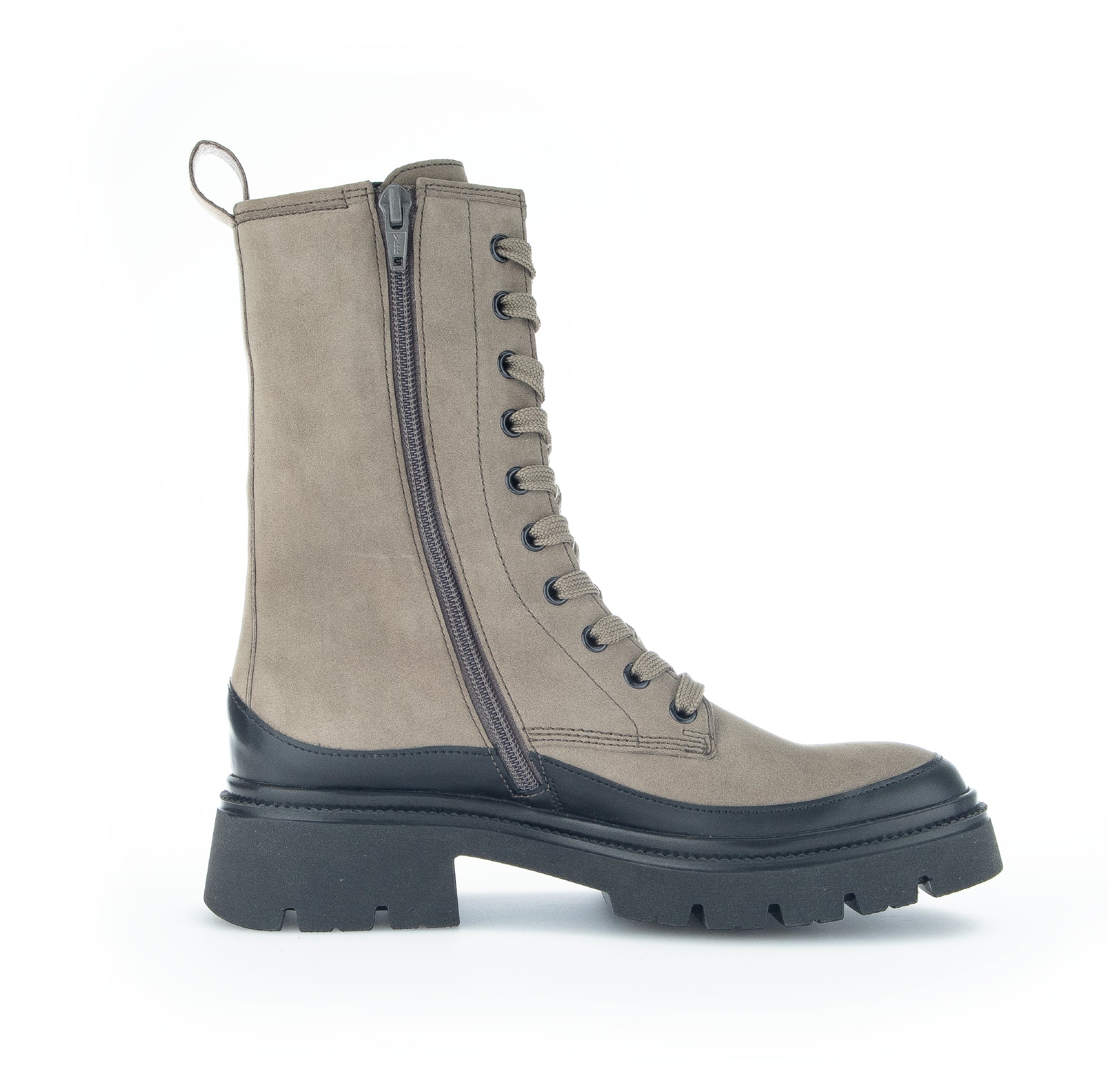 '91.831.11' dames middellange veter - ritssluiting - Groen - Chaplinshoes'91.831.11' dames middellange veter - ritssluiting - GroenGabor